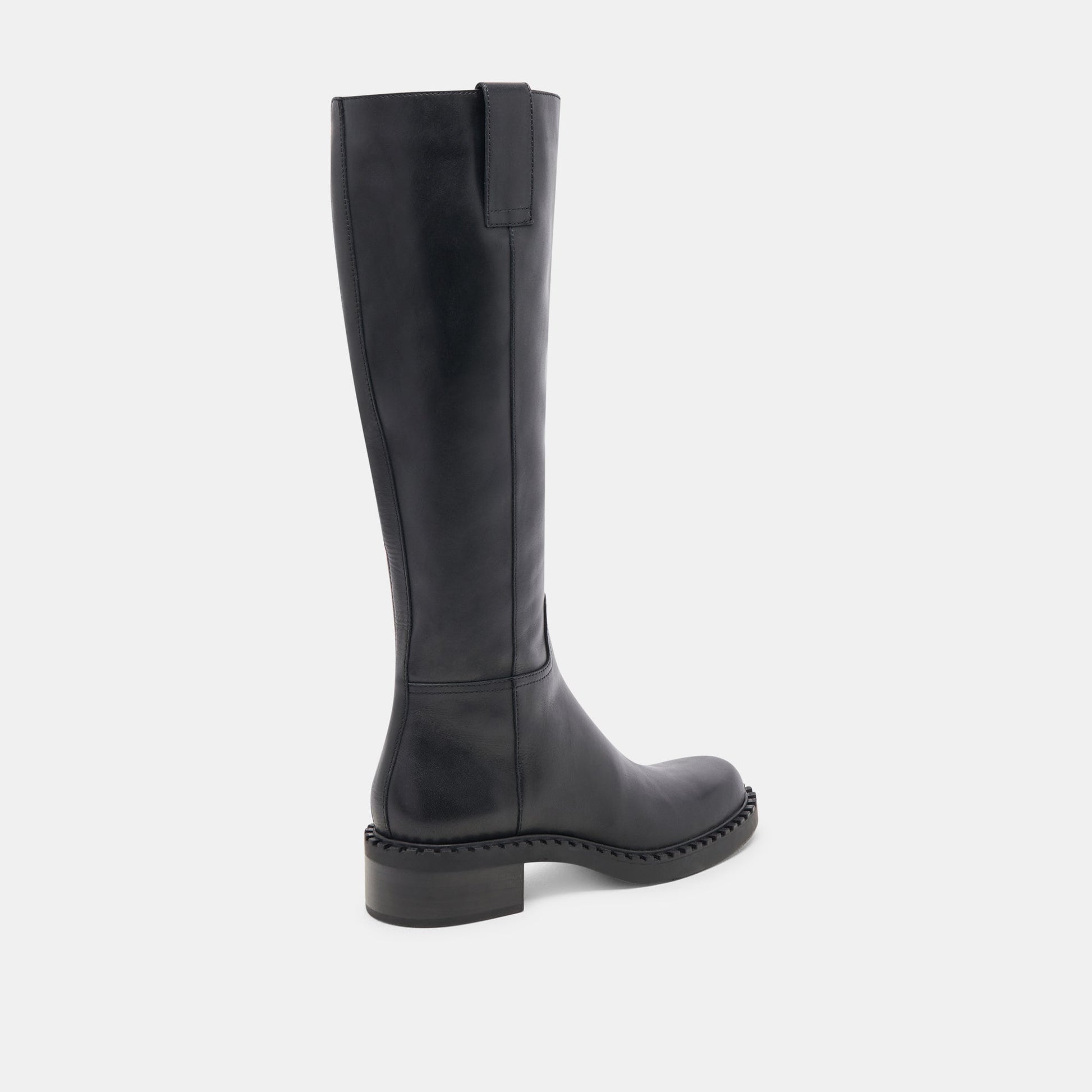 Glory H2O Waterproof Black Leather Wide Calf Boots
