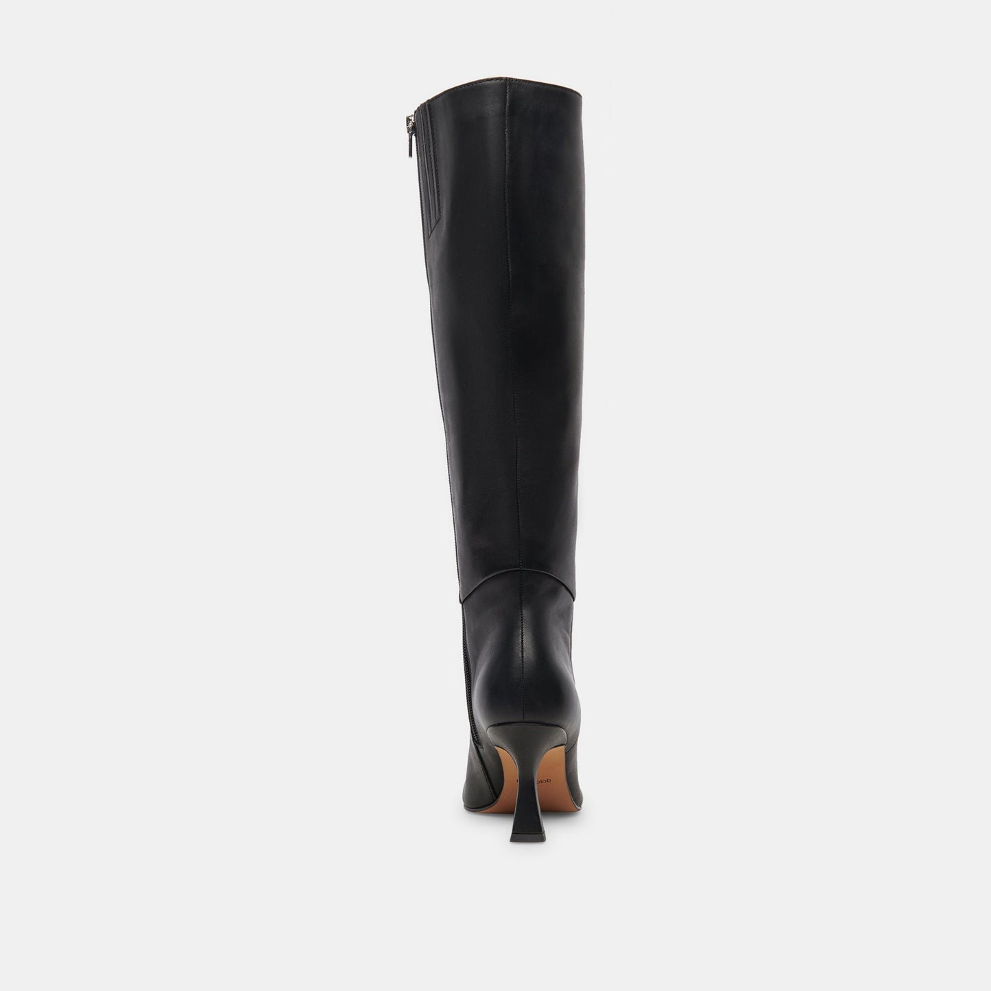 Gyra Wide Calf Black Leather Boots | Black Knee-High Wide Calf Boots
 – Dolce Vita