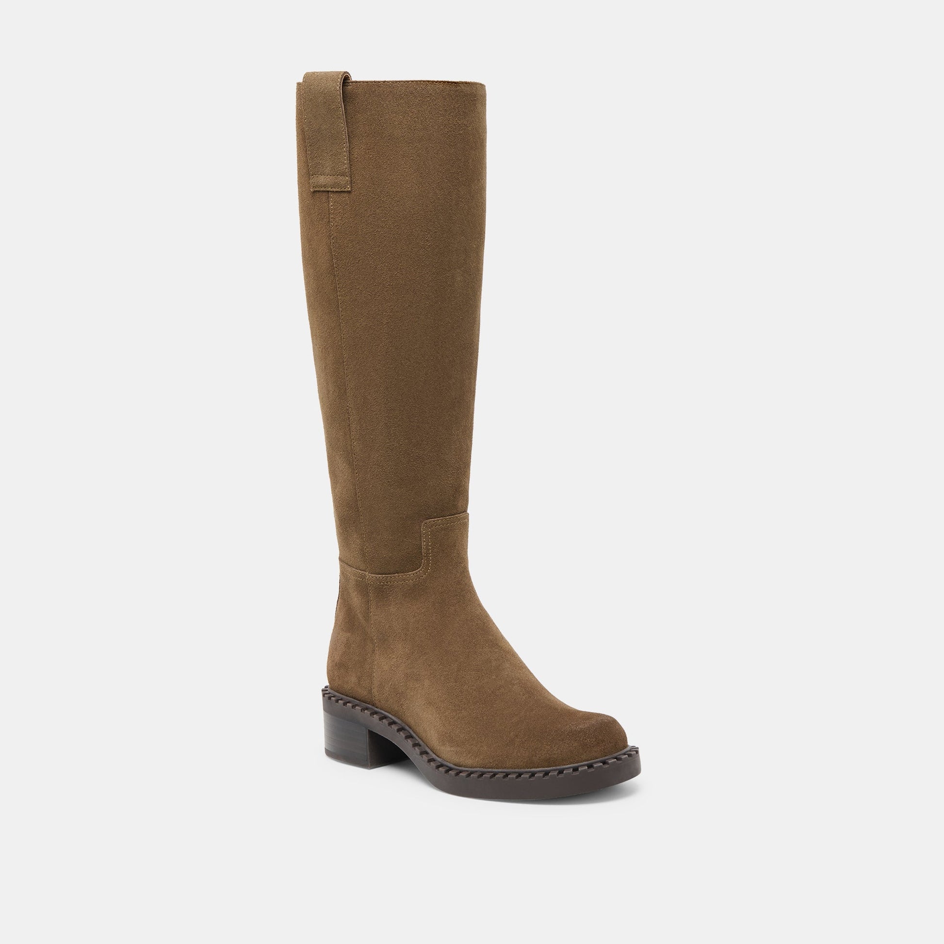 Glory H2O Waterproof Olive Suede Wide Calf Boots