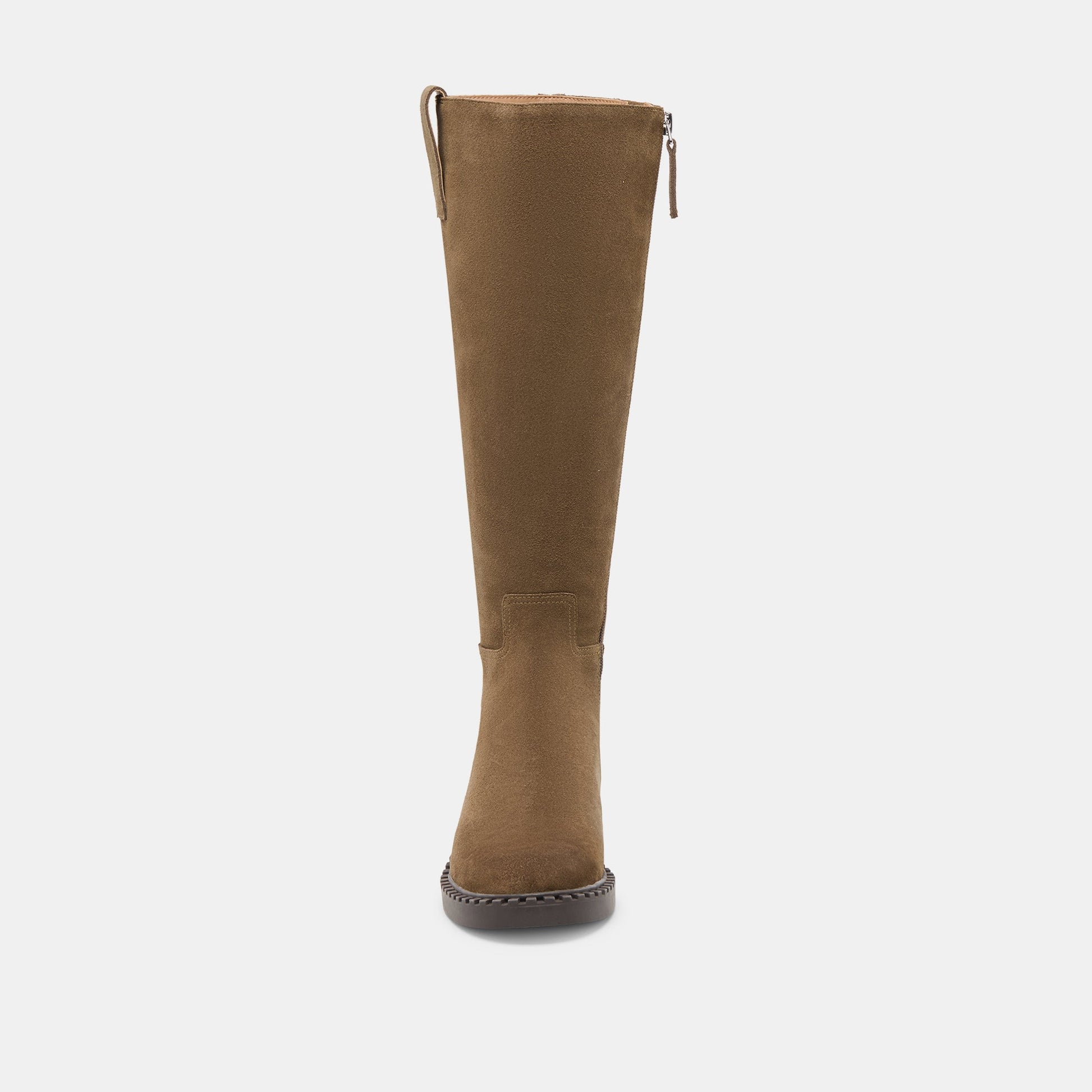 Glory H2O Waterproof Olive Suede Wide Calf Boots