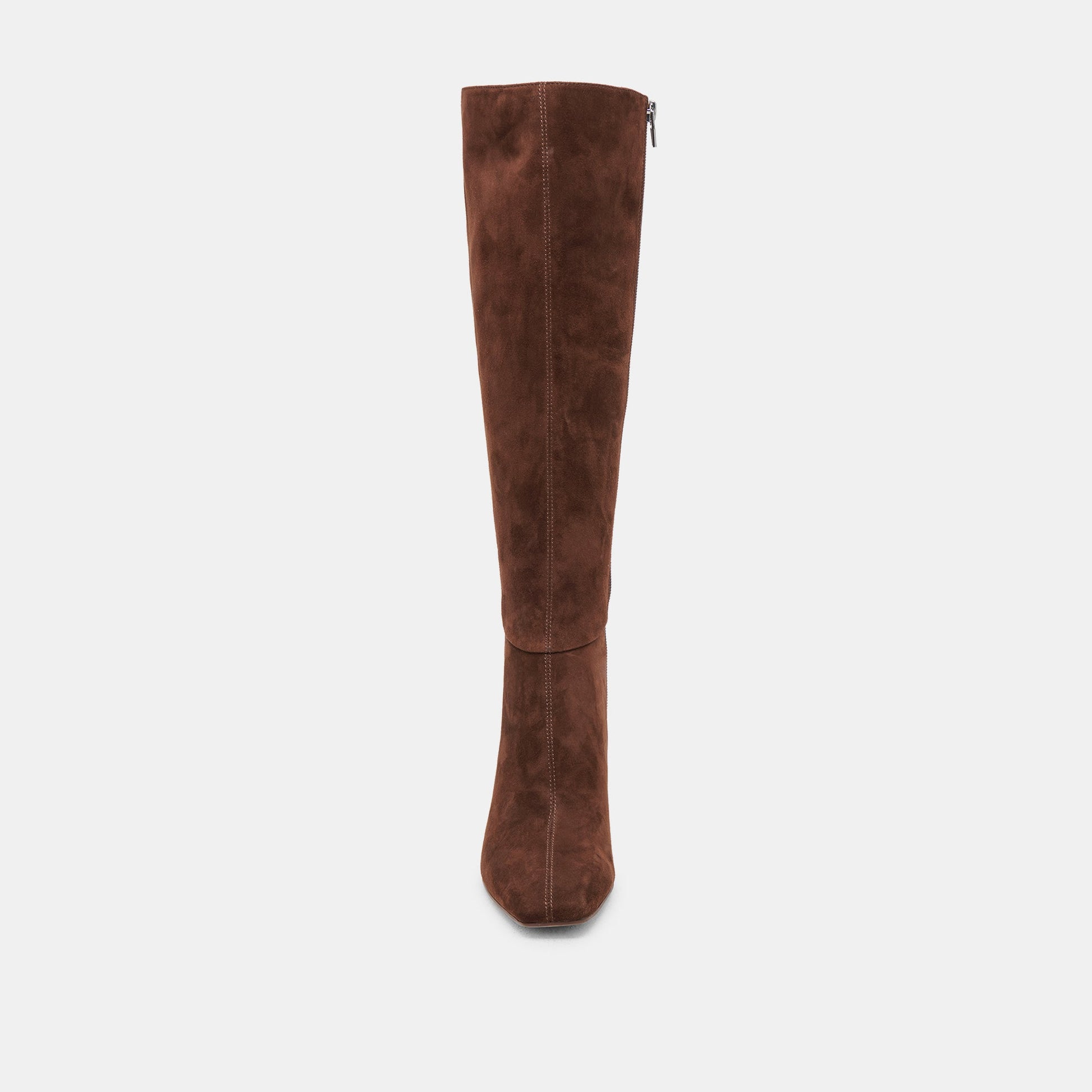 GYRA WIDE CALF BOOTS DK BROWN SUEDE
 – Dolce Vita