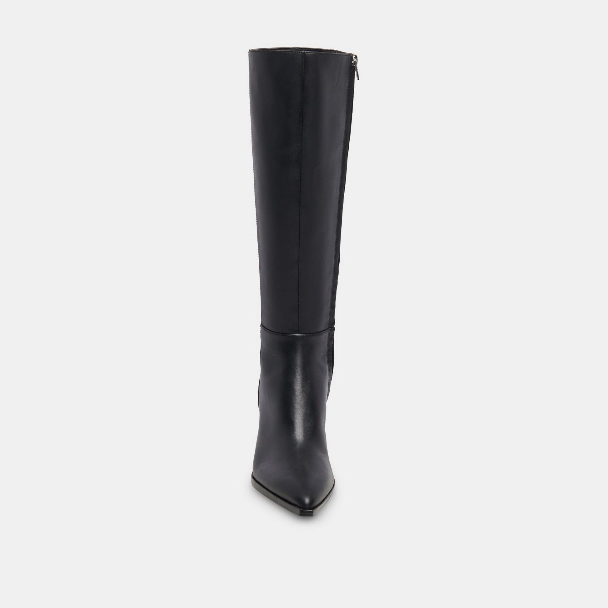 Auggie Wide Calf Boots | Black Leather Boots by Dolce Vita