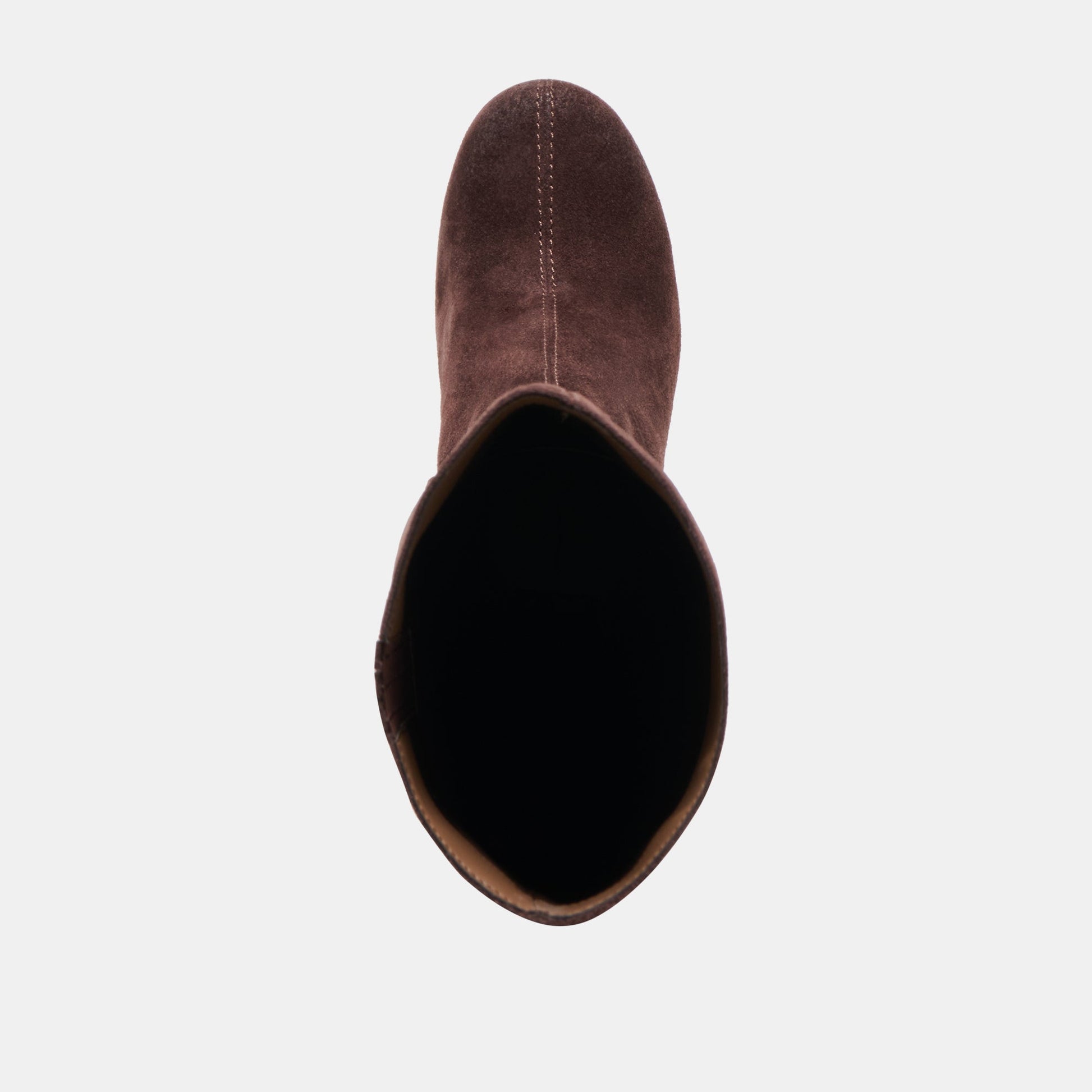 Hudsin Wide Calf Mahogany Suede Boots