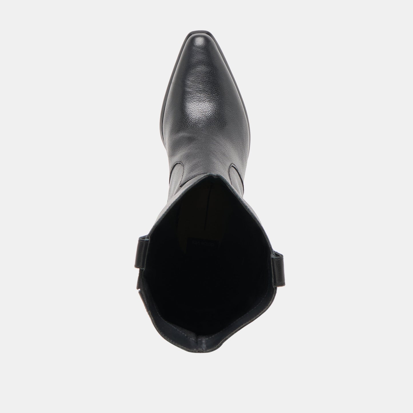 Vern Black Leather Wide Calf Boots