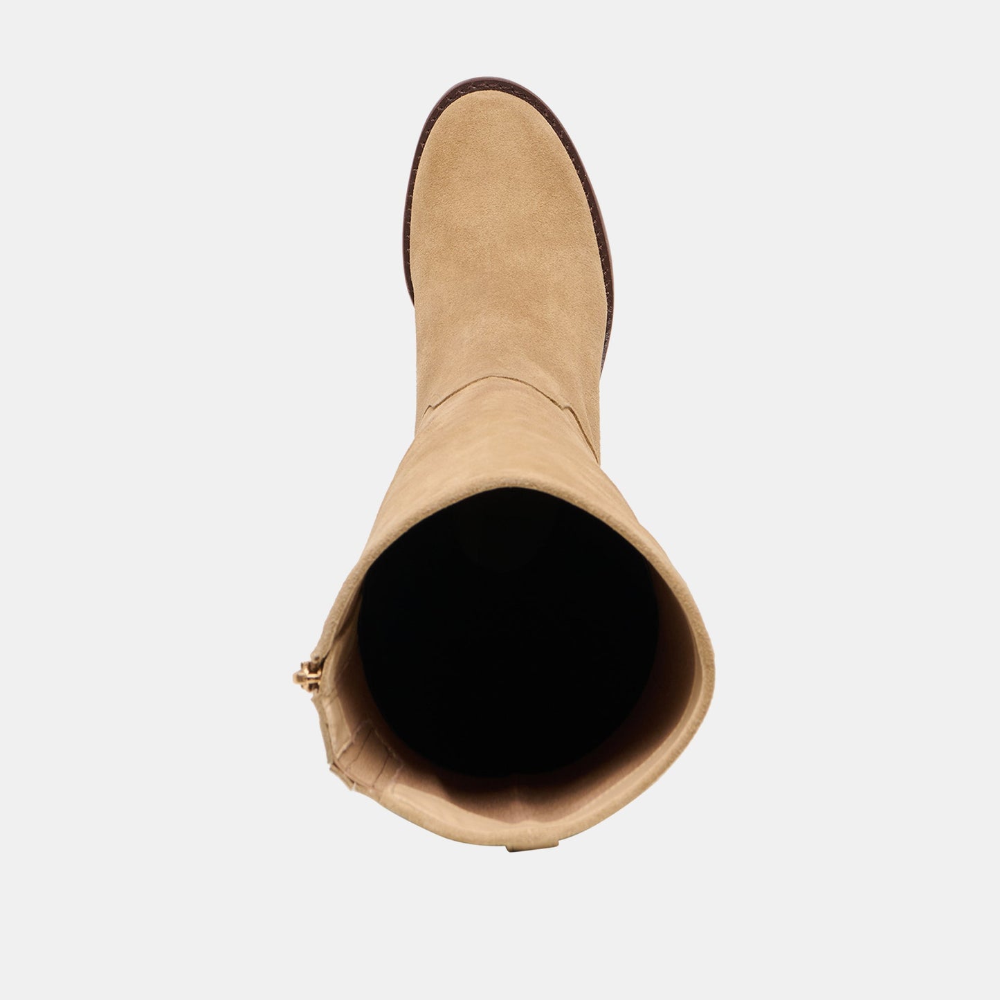 Lucyle Wide Calf Dk Taupe Suede Boots