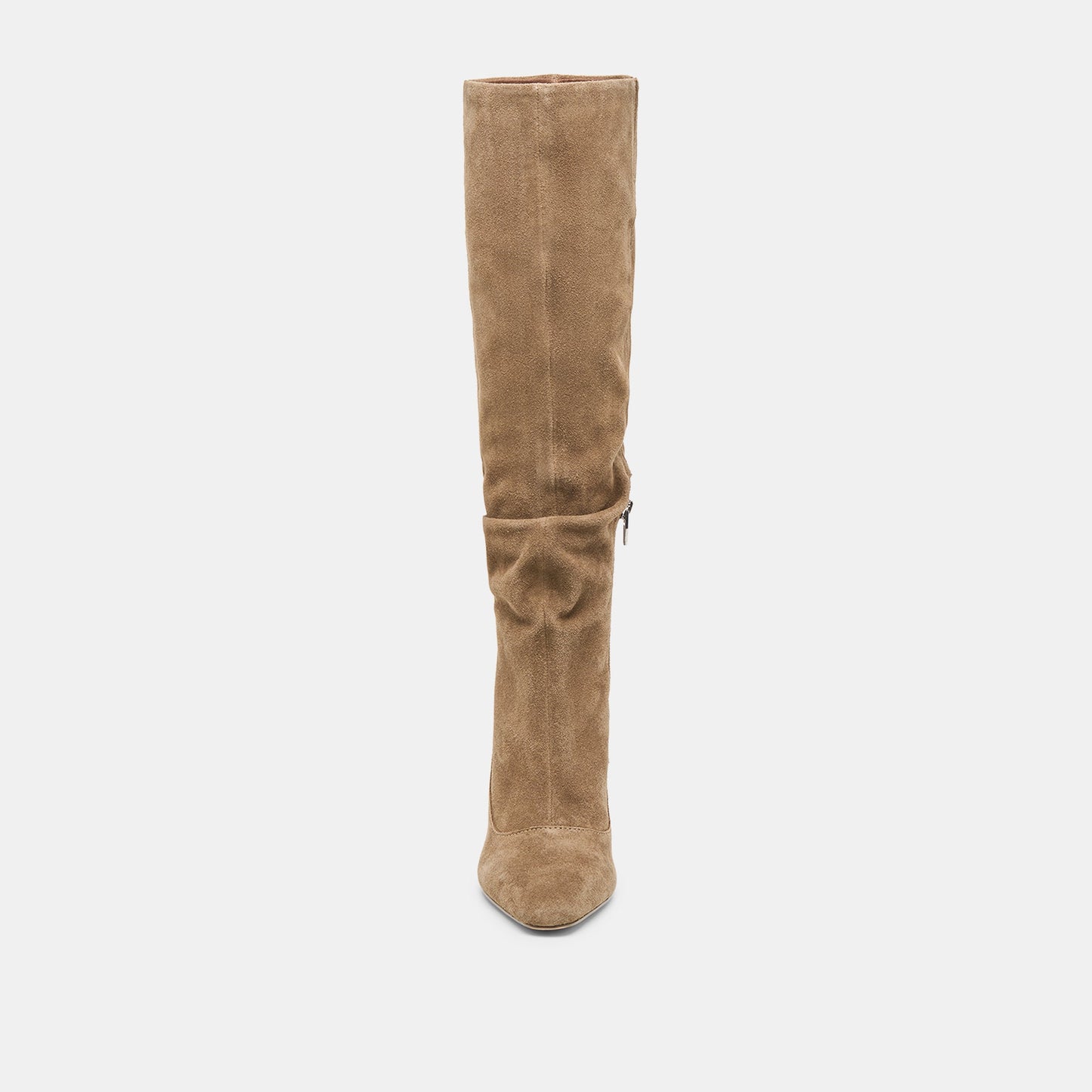 Lousa Olive Suede Wide Calf Boots