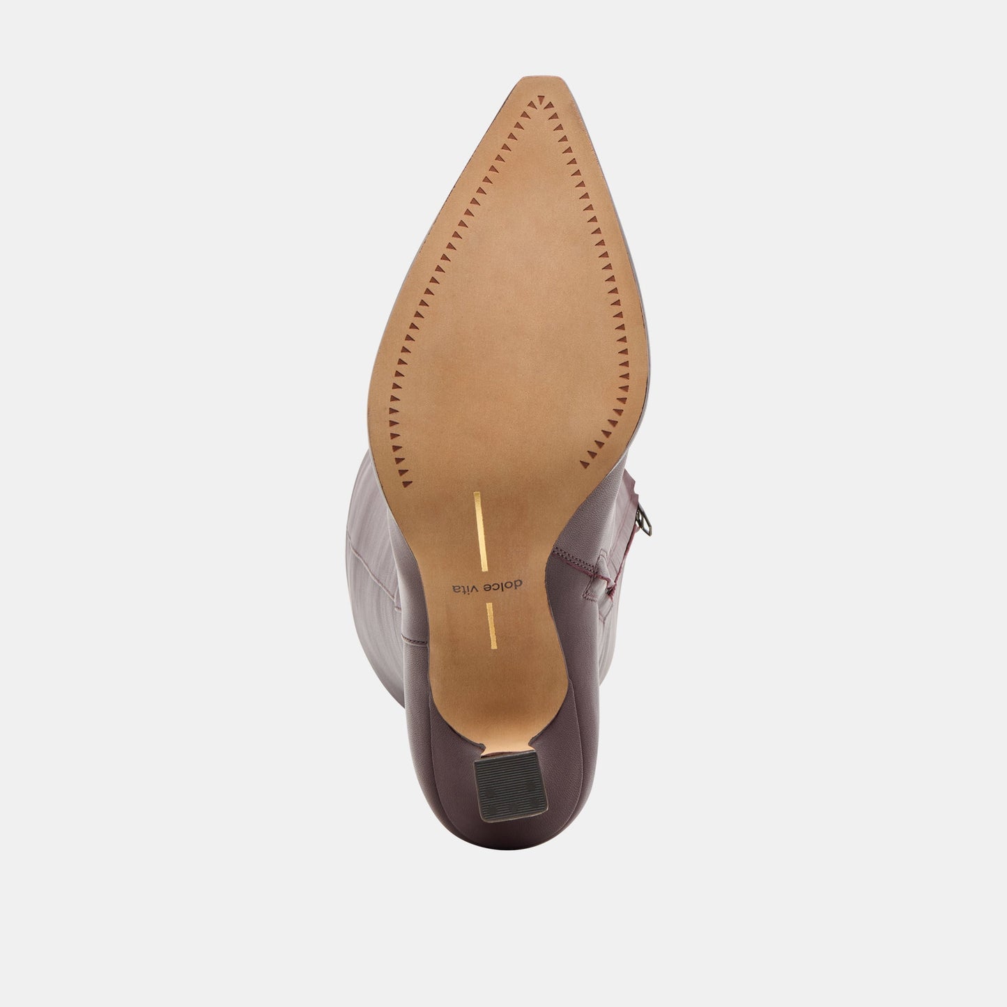 Auggie Wine Leather Wide Calf Boots