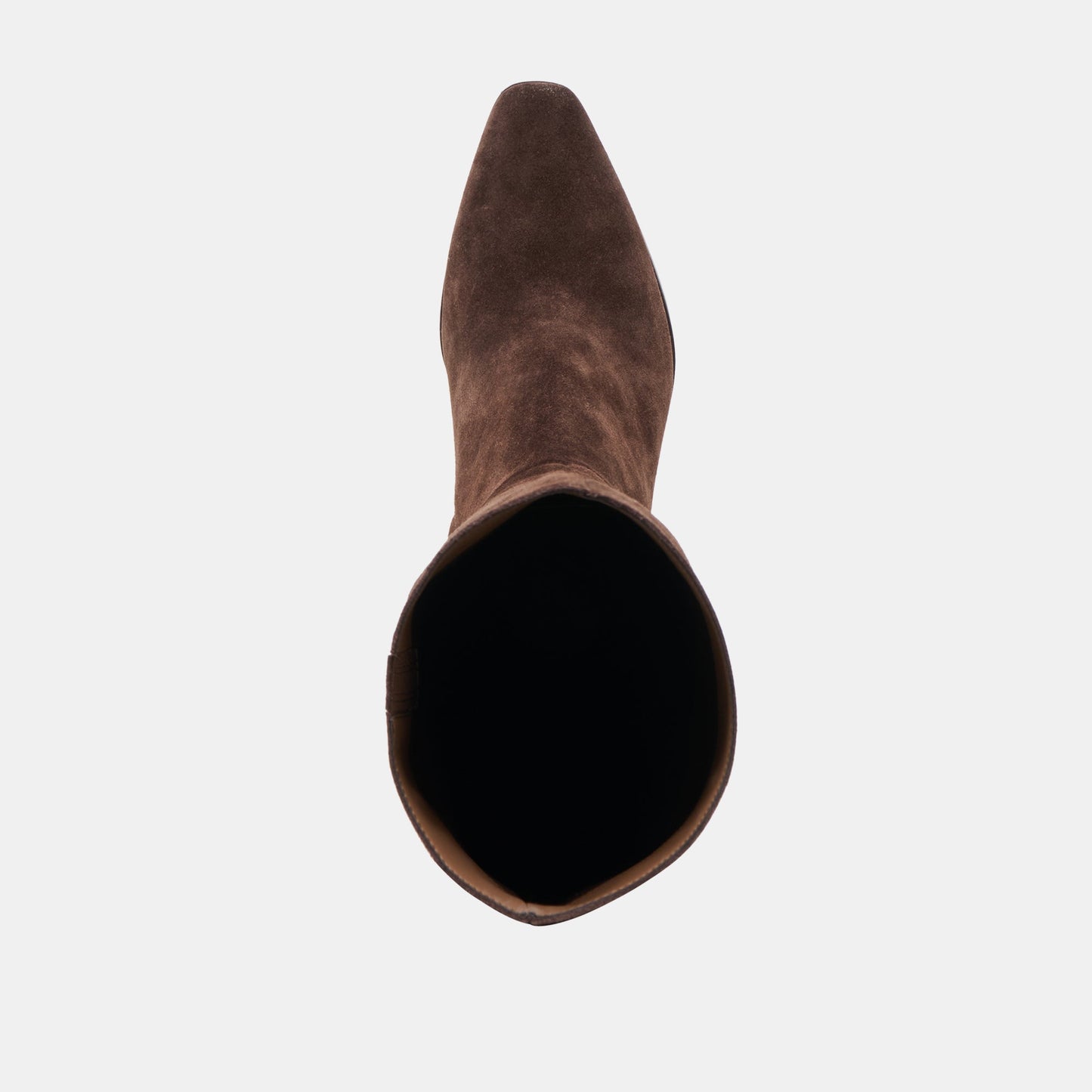 Emmi Dk Brown Suede Wide Calf Boots