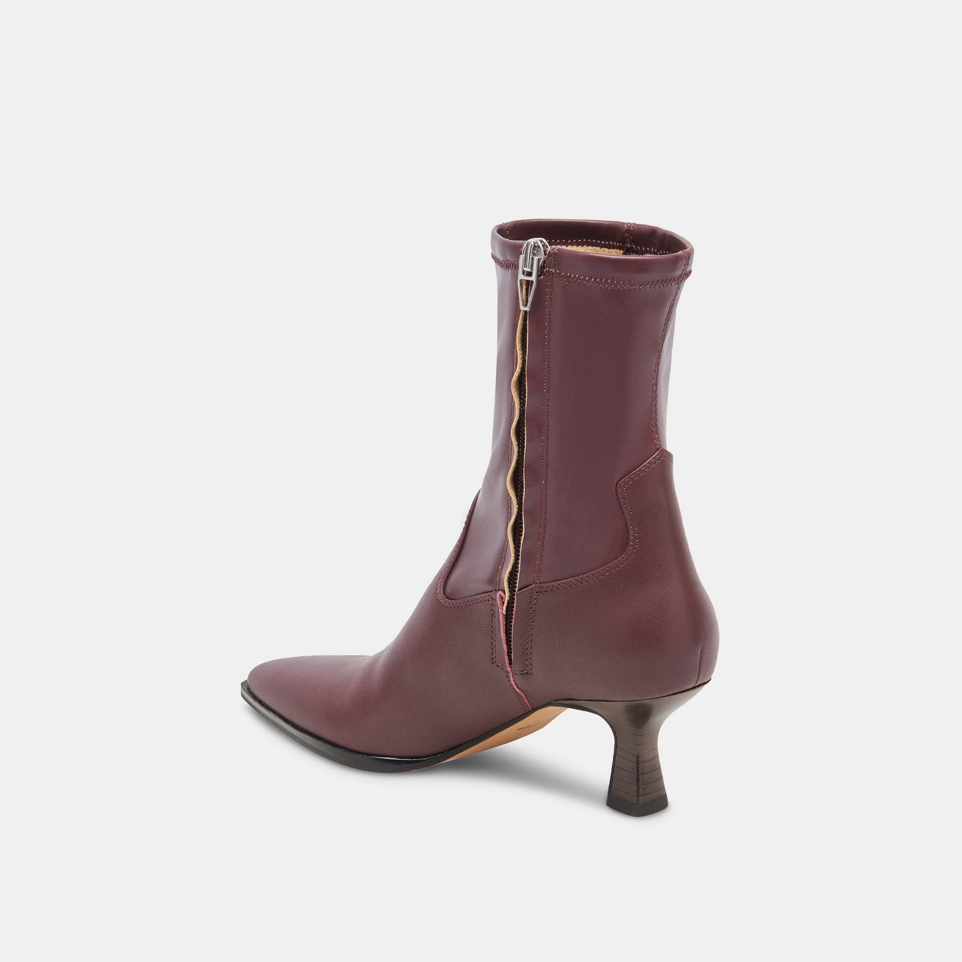 ARYA WIDE CALF BOOTS WINE LEATHER
 – Dolce Vita
