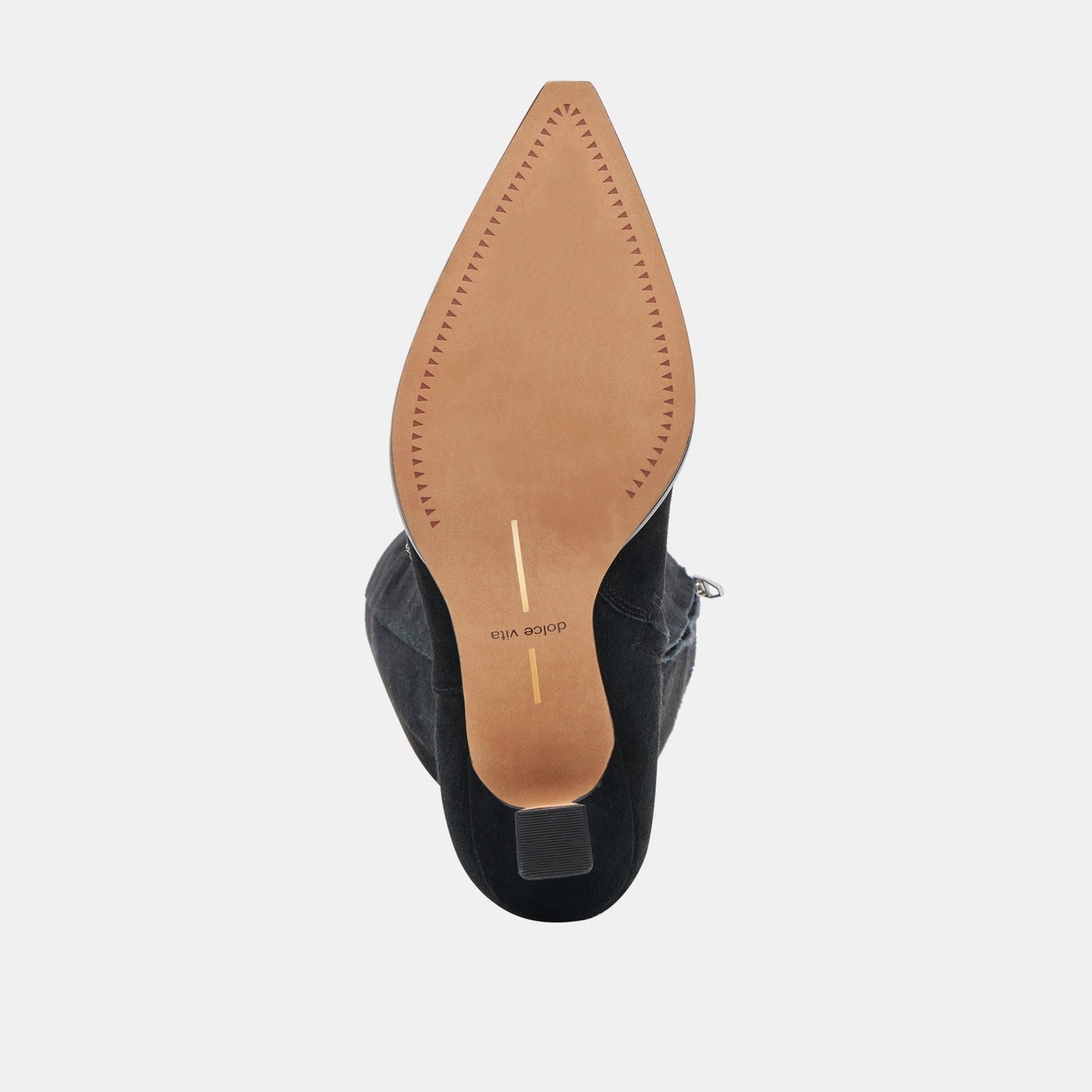 AUGGIE WIDE CALF BOOTS ONYX SUEDE
 – Dolce Vita