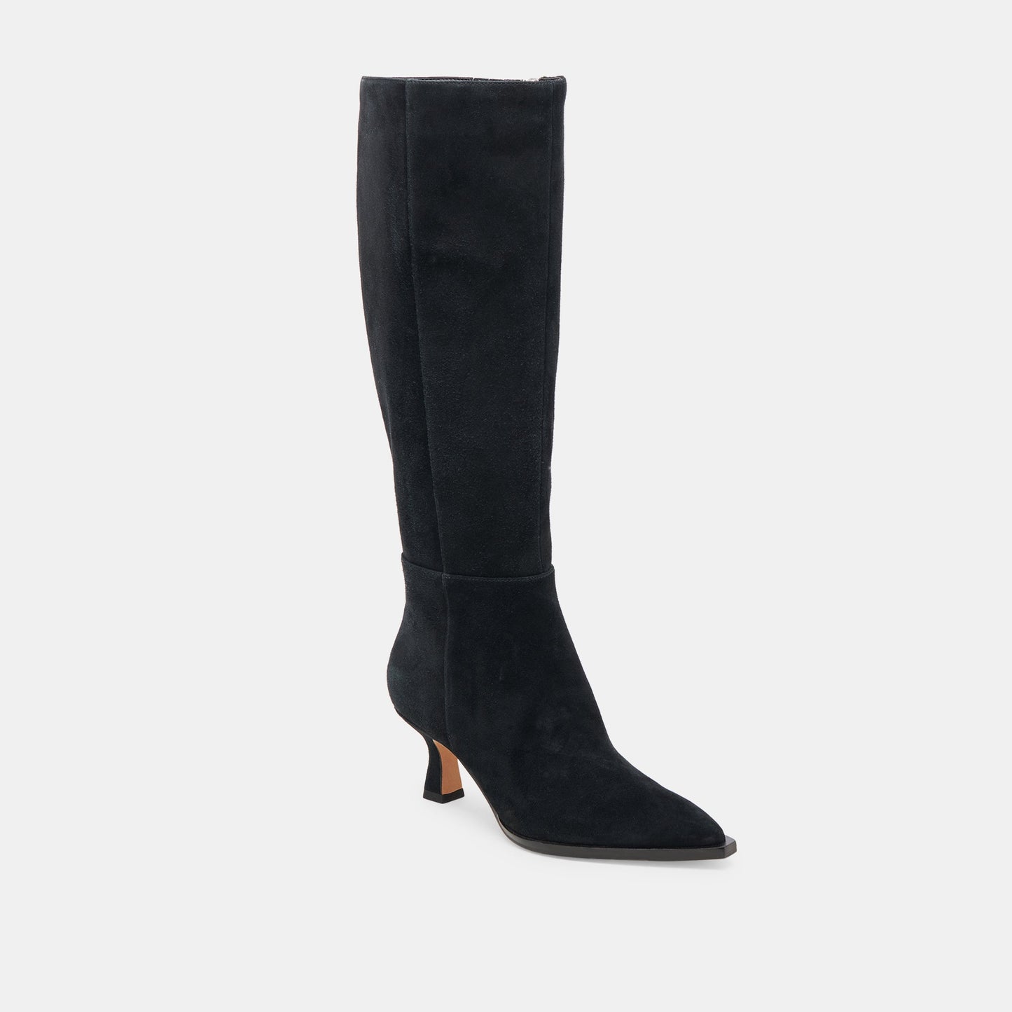 AUGGIE WIDE CALF BOOTS ONYX SUEDE
 – Dolce Vita
