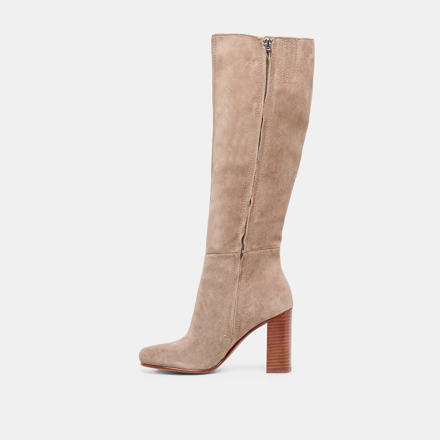 Hudsin Wide Calf Barley Suede Boots