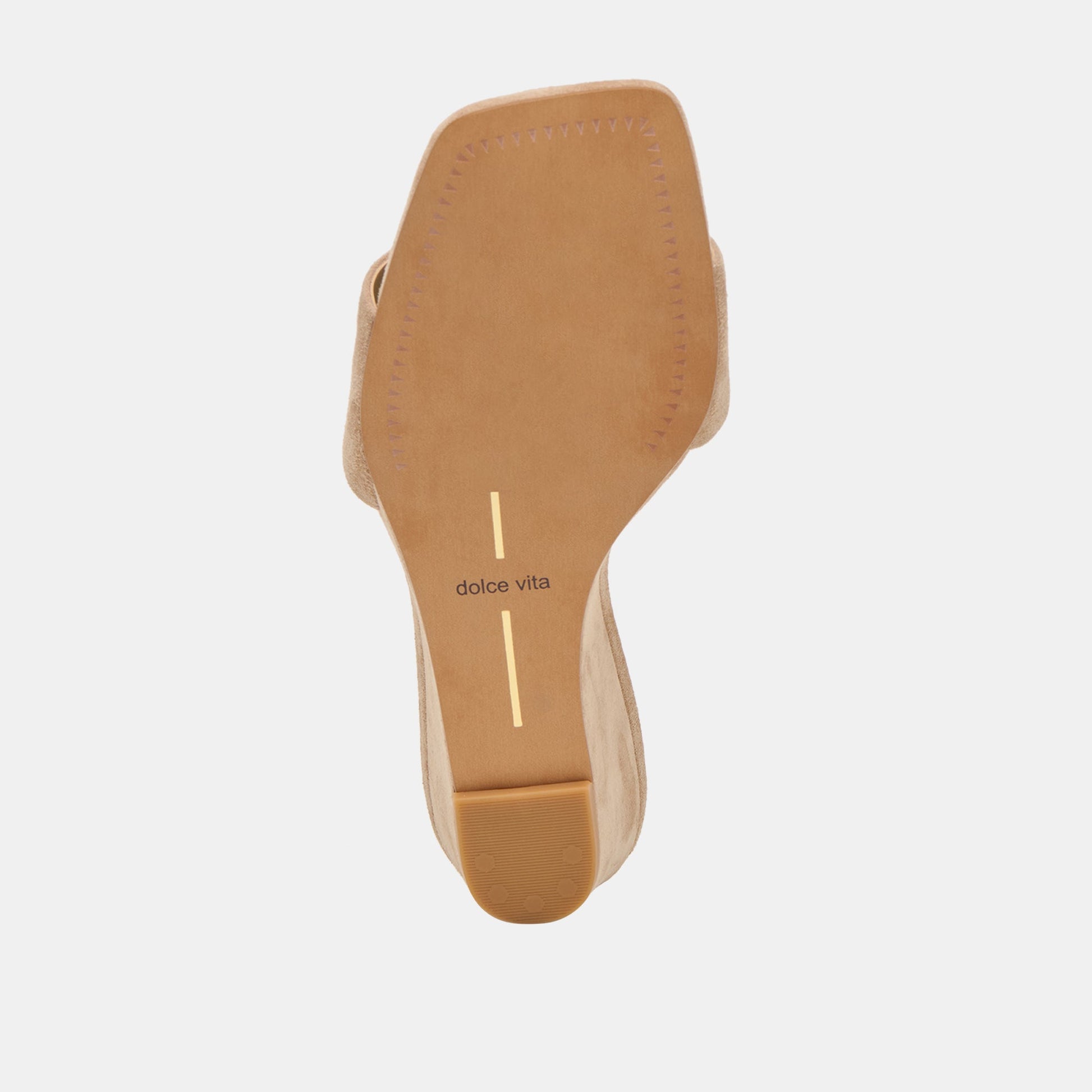 Qaily Camel Suede Wedges