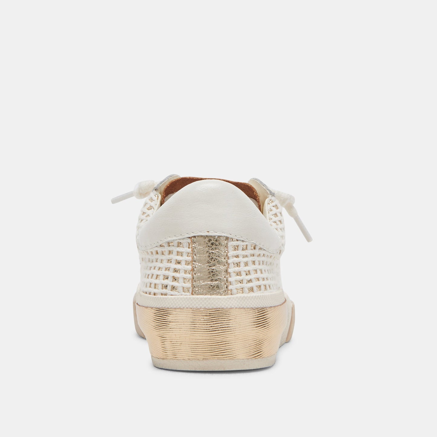 ZINA SNEAKERS BONE GOLD WOVEN
 – Dolce Vita