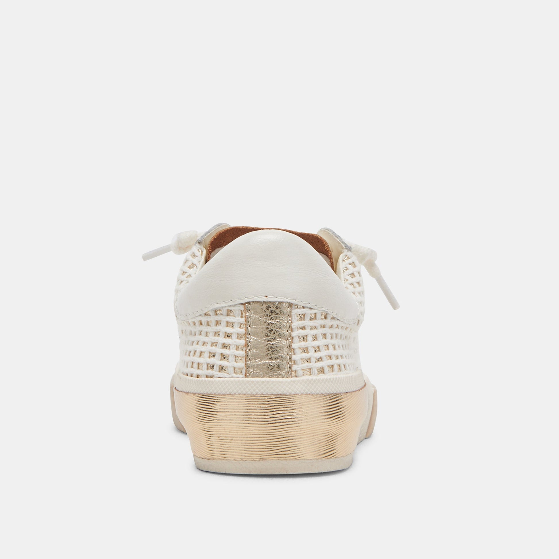 ZINA SNEAKERS BONE GOLD WOVEN
 – Dolce Vita