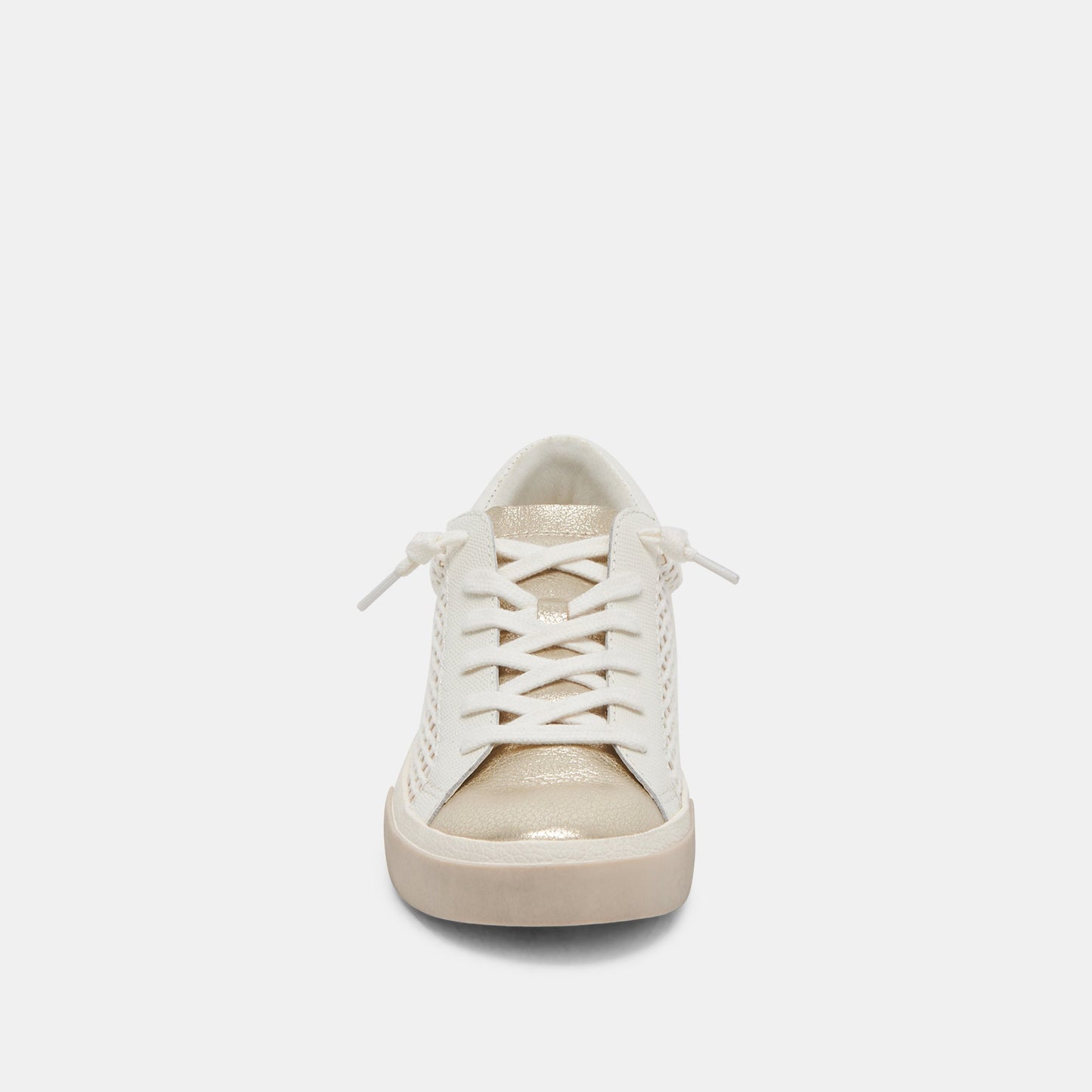 ZINA SNEAKERS BONE GOLD WOVEN
 – Dolce Vita