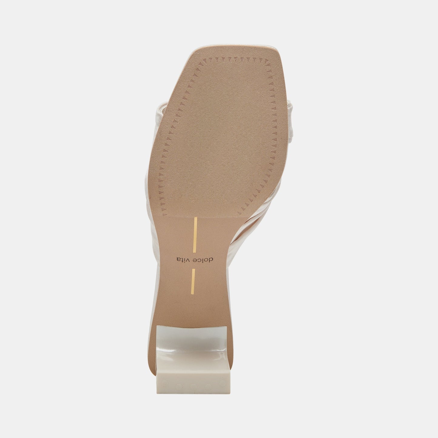 CARLAN HEELS OFF WHITE SILK
 – Dolce Vita