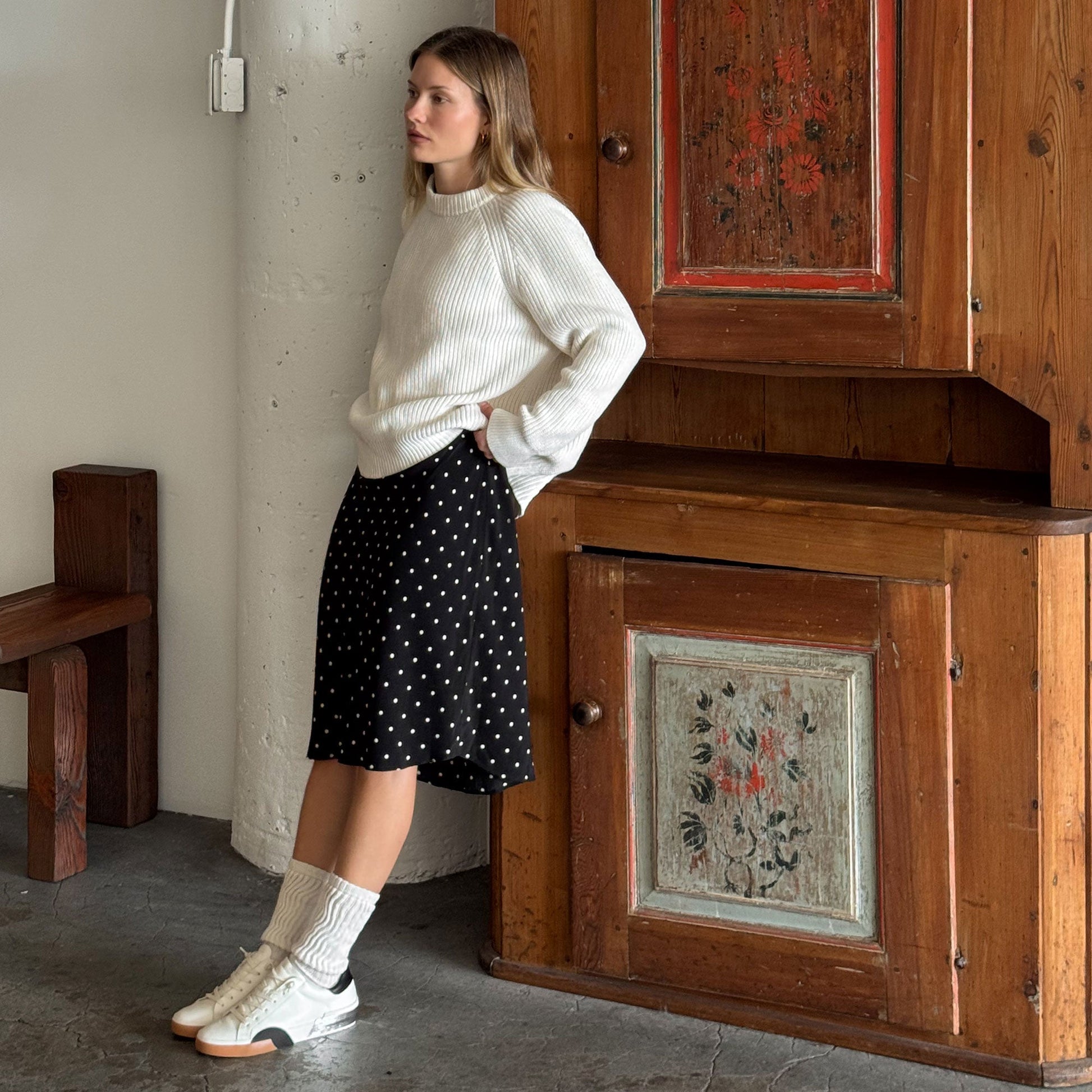 ZINA SNEAKERS WHITE BLACK LEATHER
 – Dolce Vita