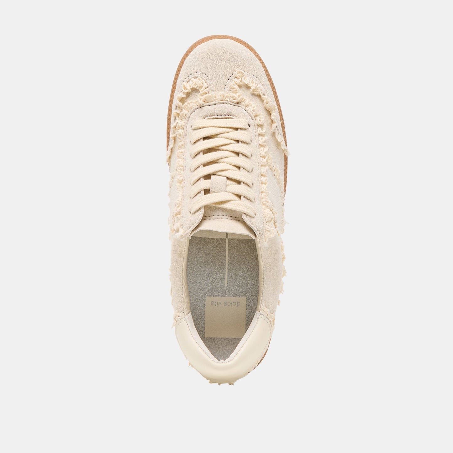 Notice Lace Ivory Suede Sneakers