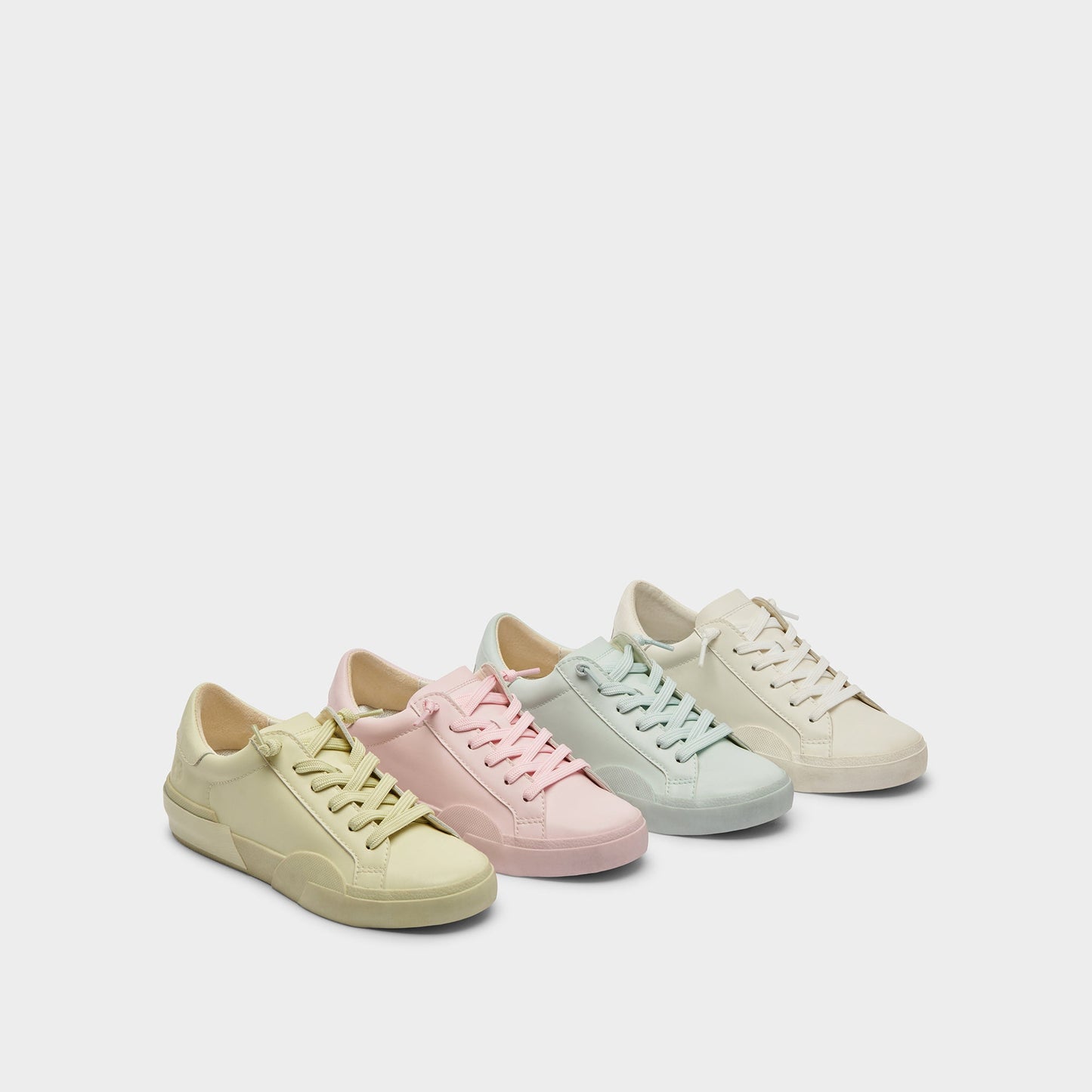 Zina 306 Sneakers White Recycled Leather | White Leather Sneakers
 – Dolce Vita