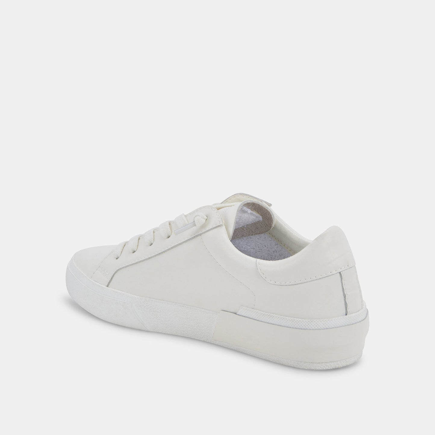 Zina 306 Sneakers White Recycled Leather | White Leather Sneakers
 – Dolce Vita