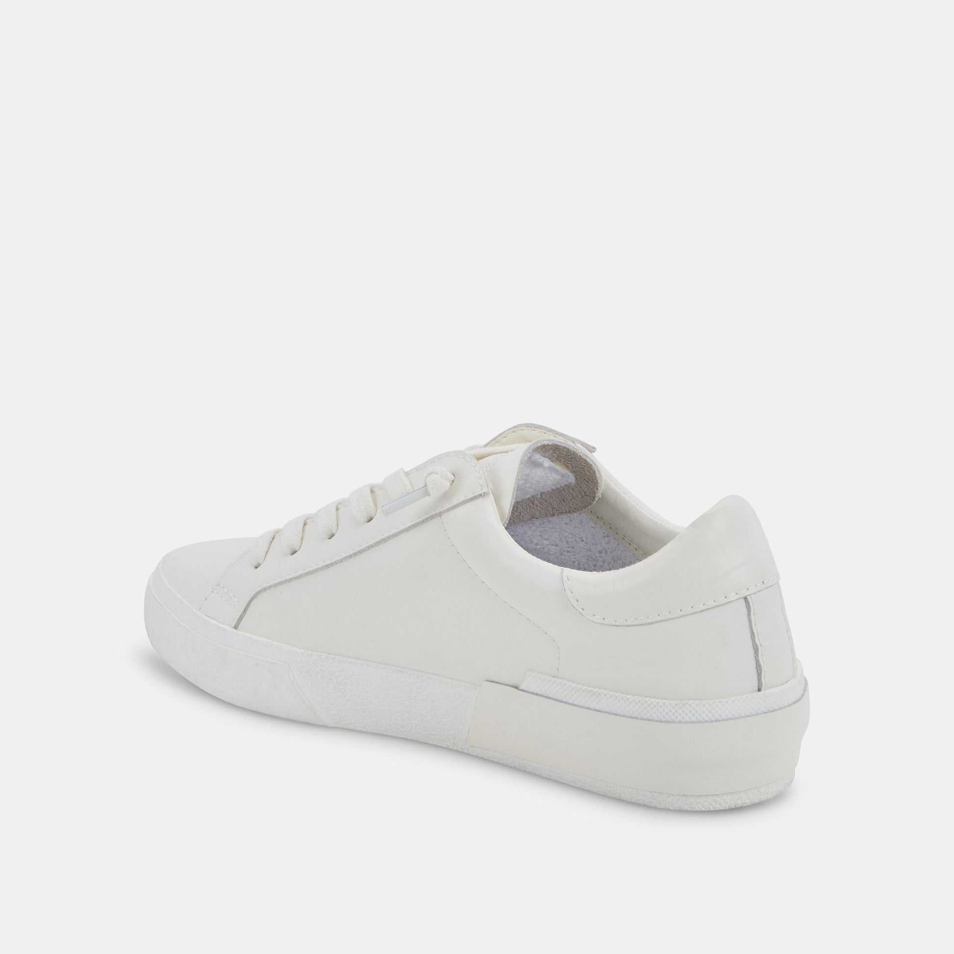 Zina 306 Sneakers White Recycled Leather | White Leather Sneakers
 – Dolce Vita