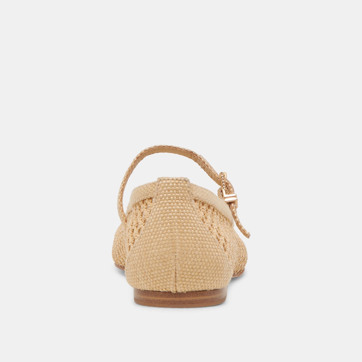 Reyes Lt Natural Woven Raffia Ballet Flats