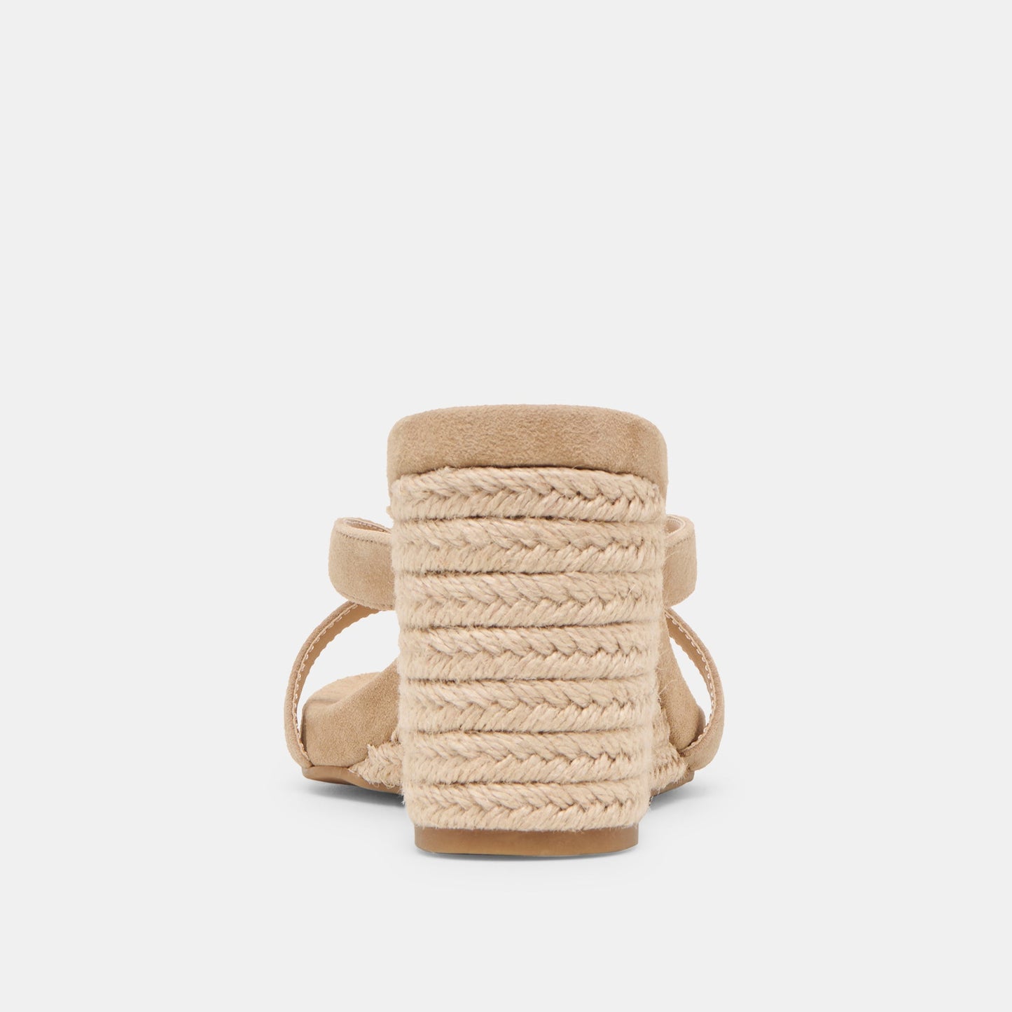 Helan Espadrille Camel Suede Wedges