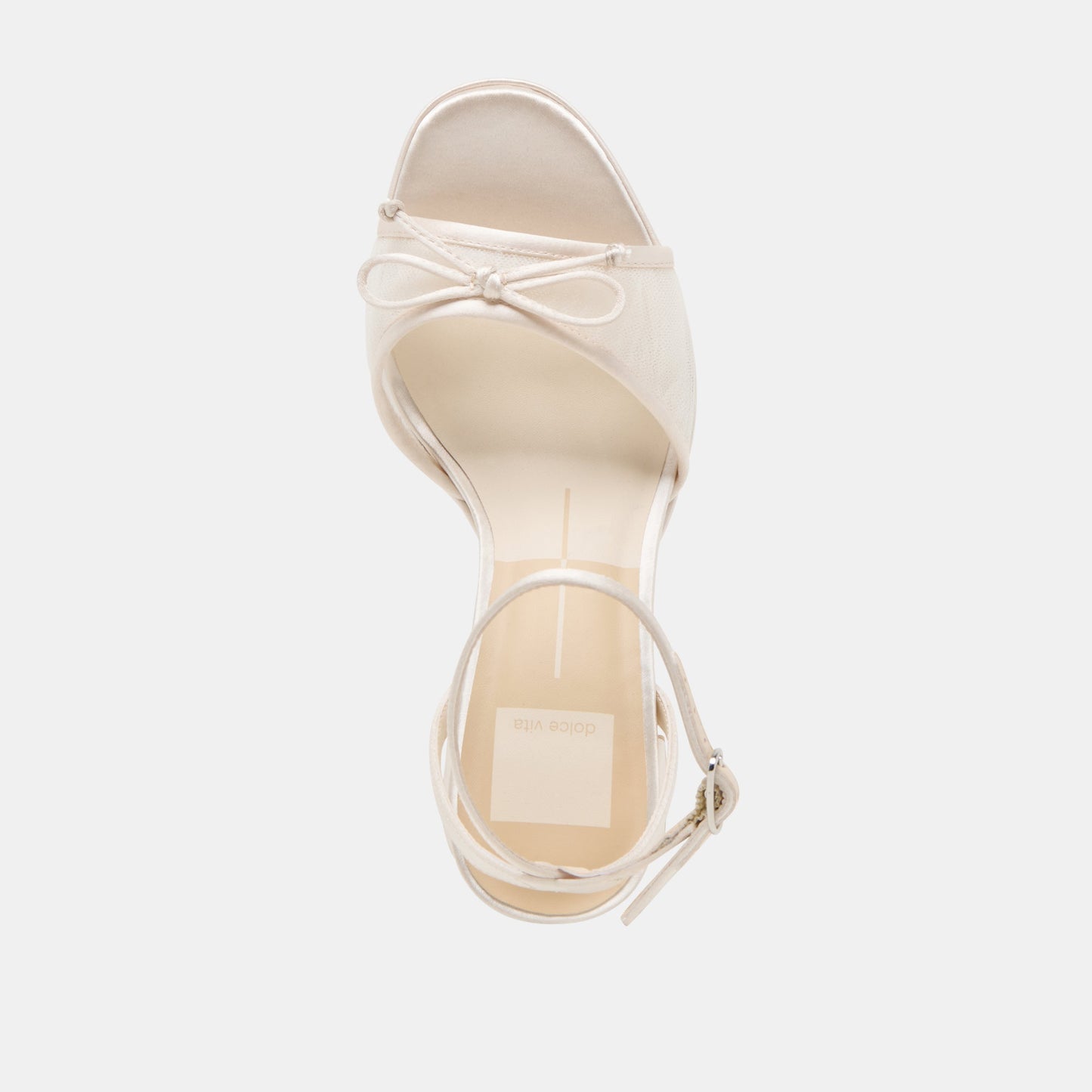 Pandor White Tulle Heels