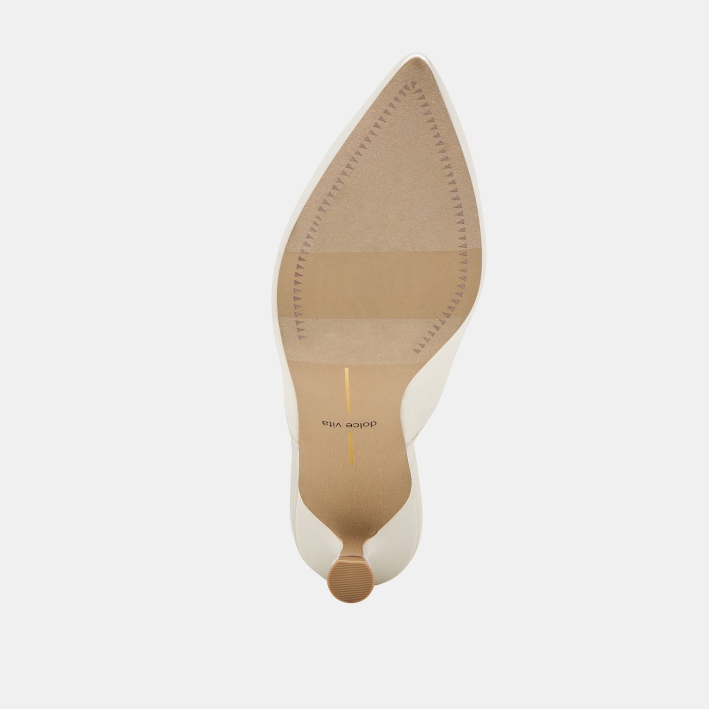 Cleo Off White Satin Heels
