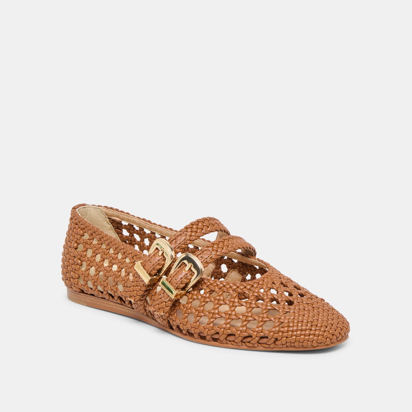 Baylee Saddle Woven Stella Ballet Flats