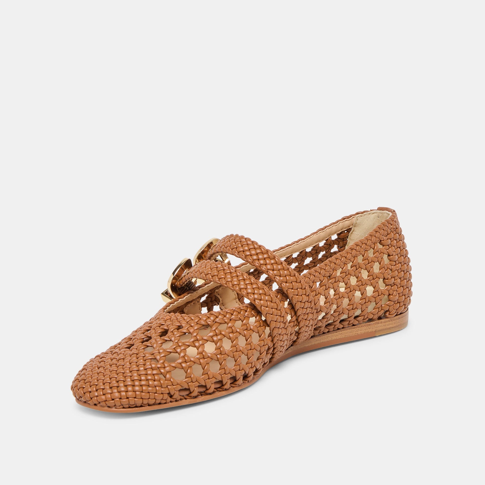 Baylee Saddle Woven Stella Ballet Flats
