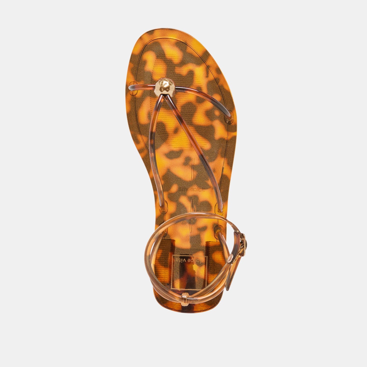 Kenley Vinyl Tortoise Jelly Sandals