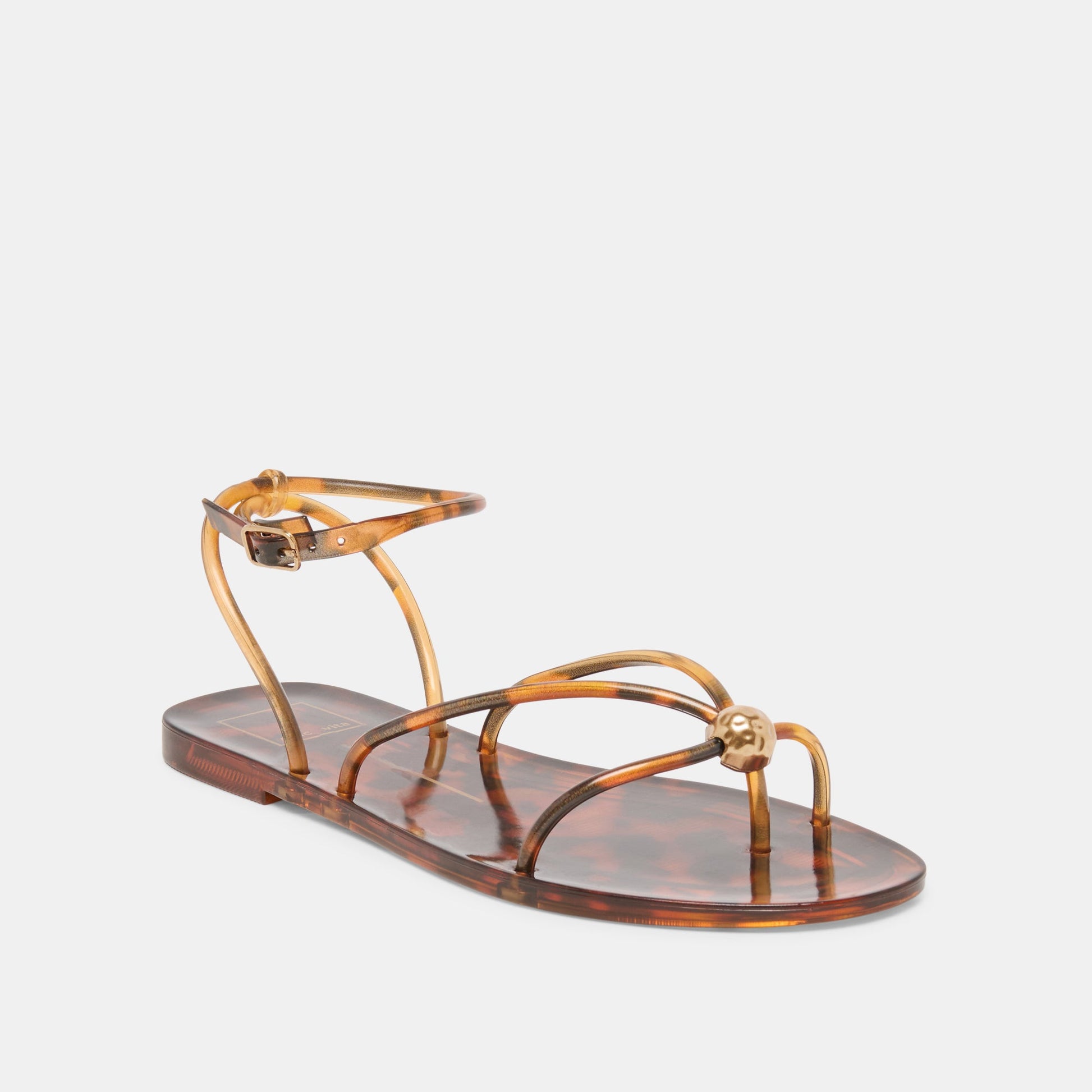 Kenley Vinyl Tortoise Jelly Sandals