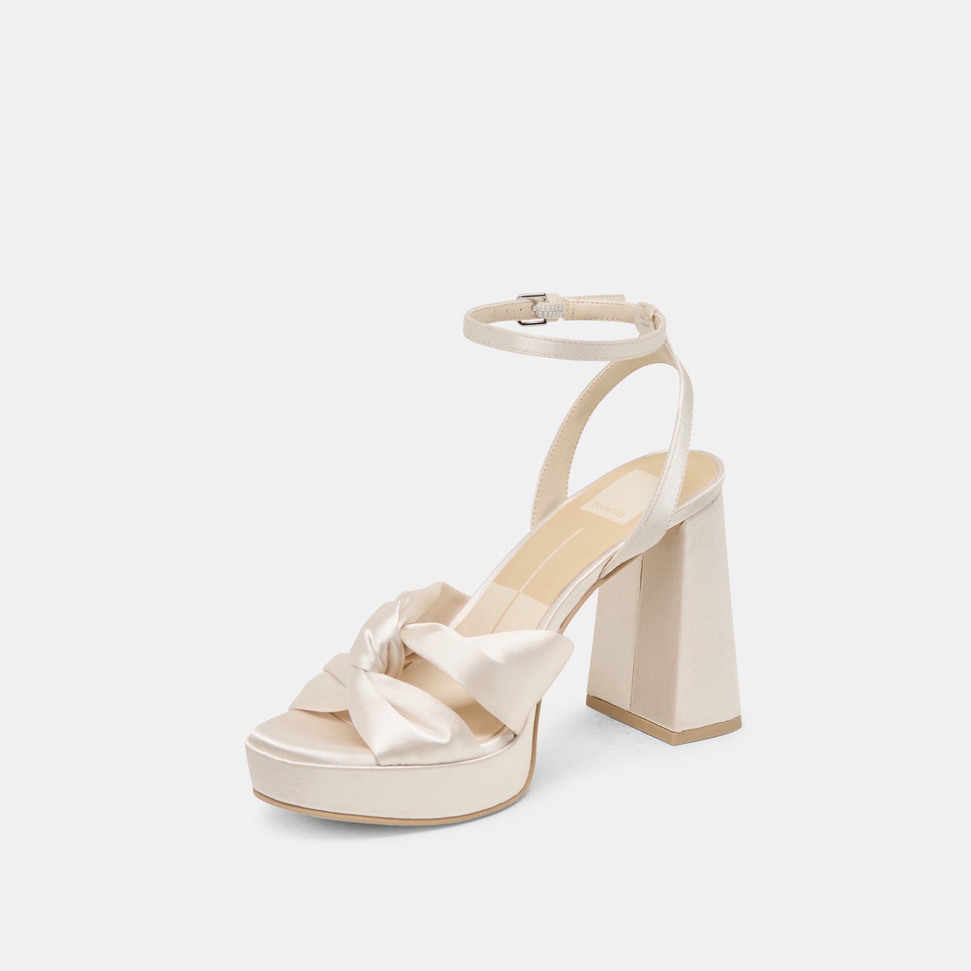 PARLO HEELS IVORY SATIN
 – Dolce Vita