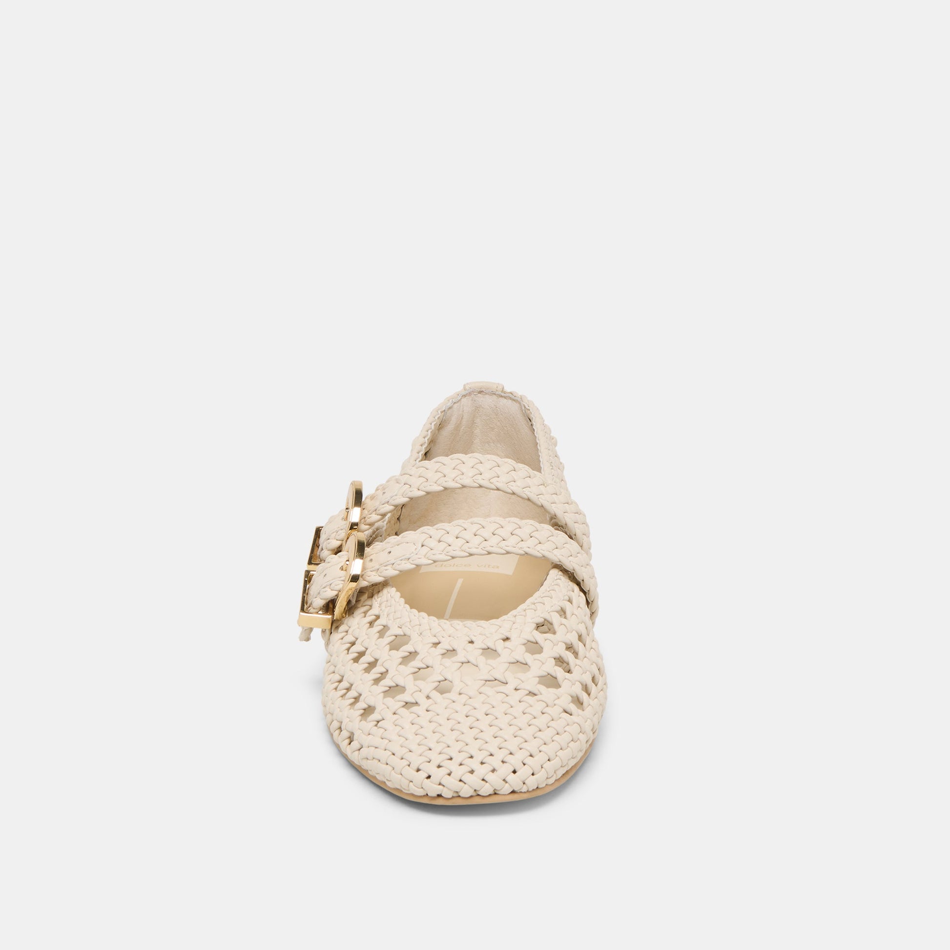 Baylee Creme Woven Stella Ballet Flats