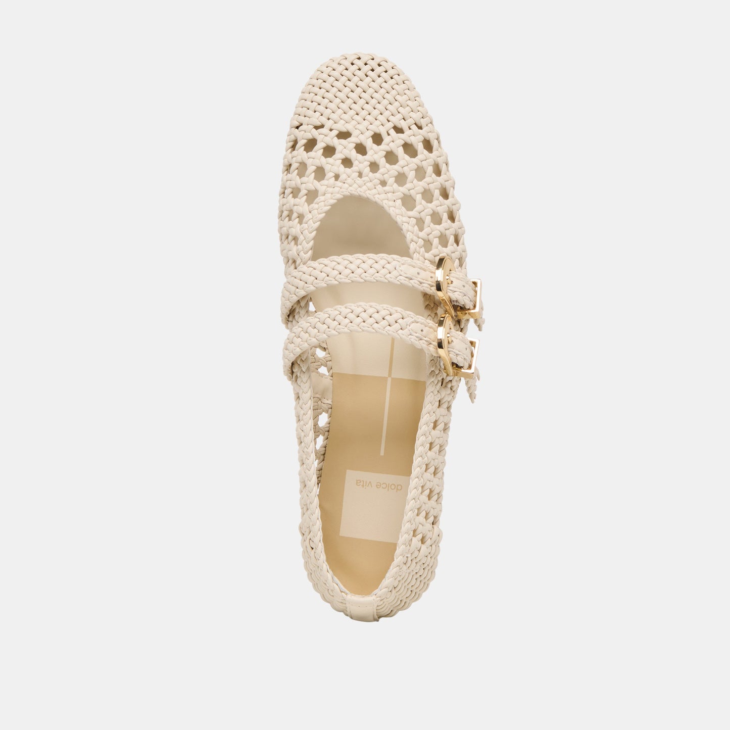 Baylee Creme Woven Stella Ballet Flats