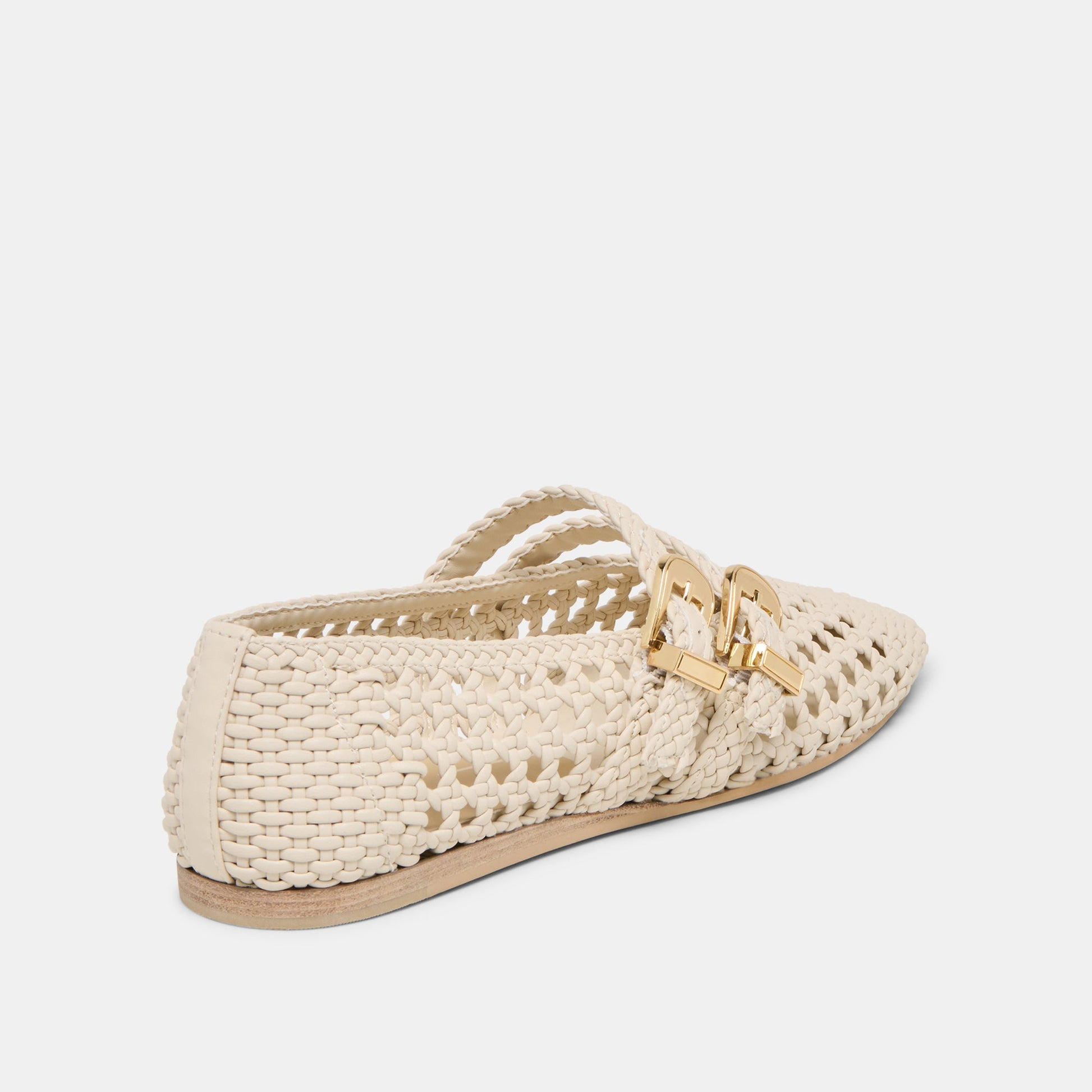 Baylee Creme Woven Stella Ballet Flats