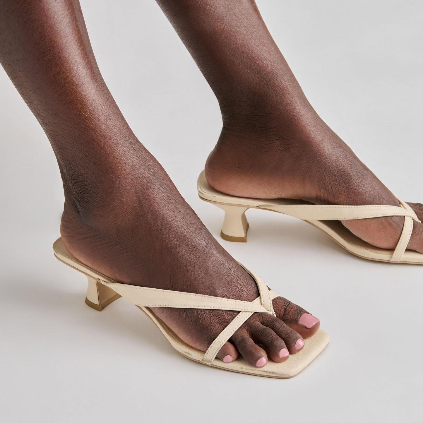 BREVEL HEELS BONE LEATHER
 – Dolce Vita