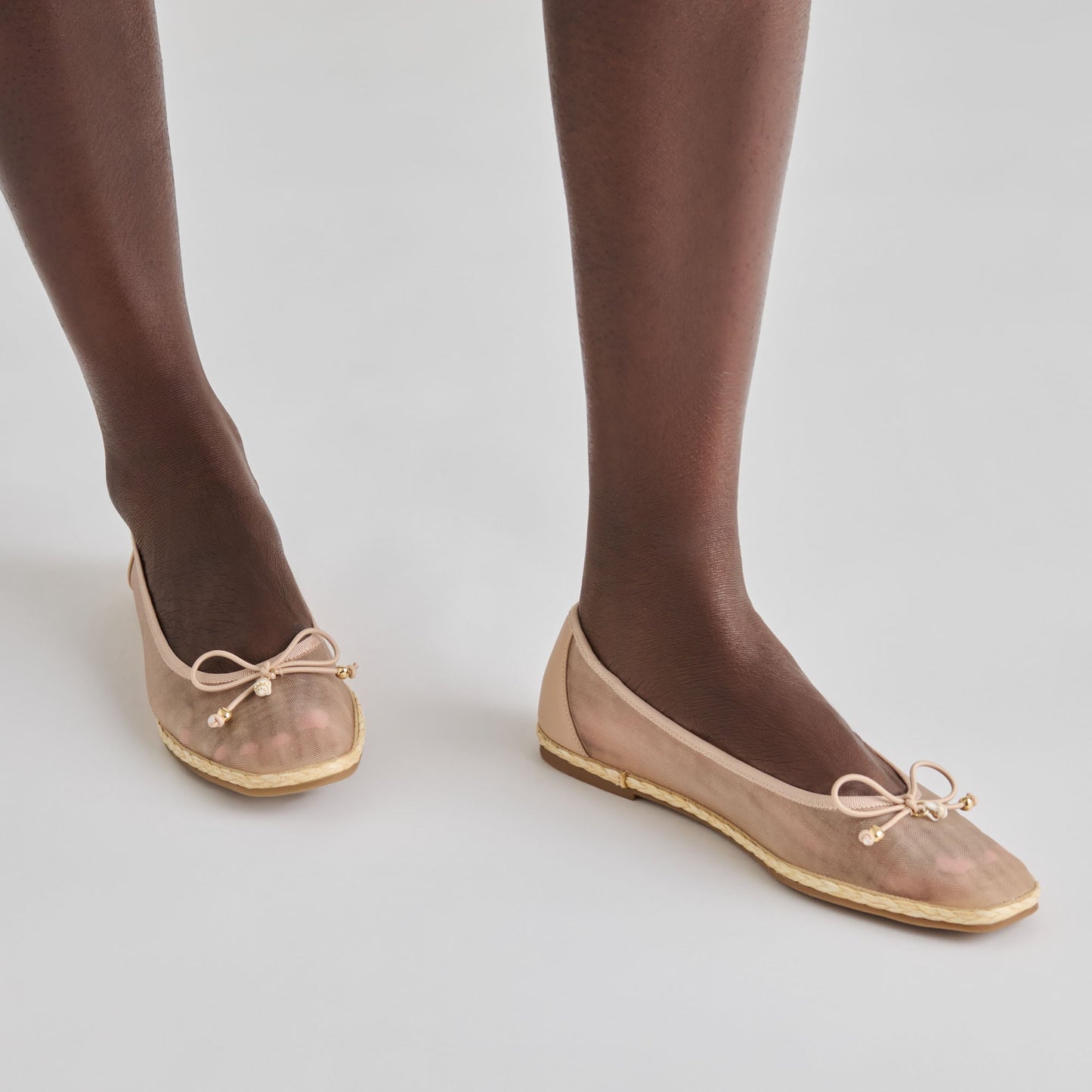 Tianna Mesh Blush Mesh Ballet Flats