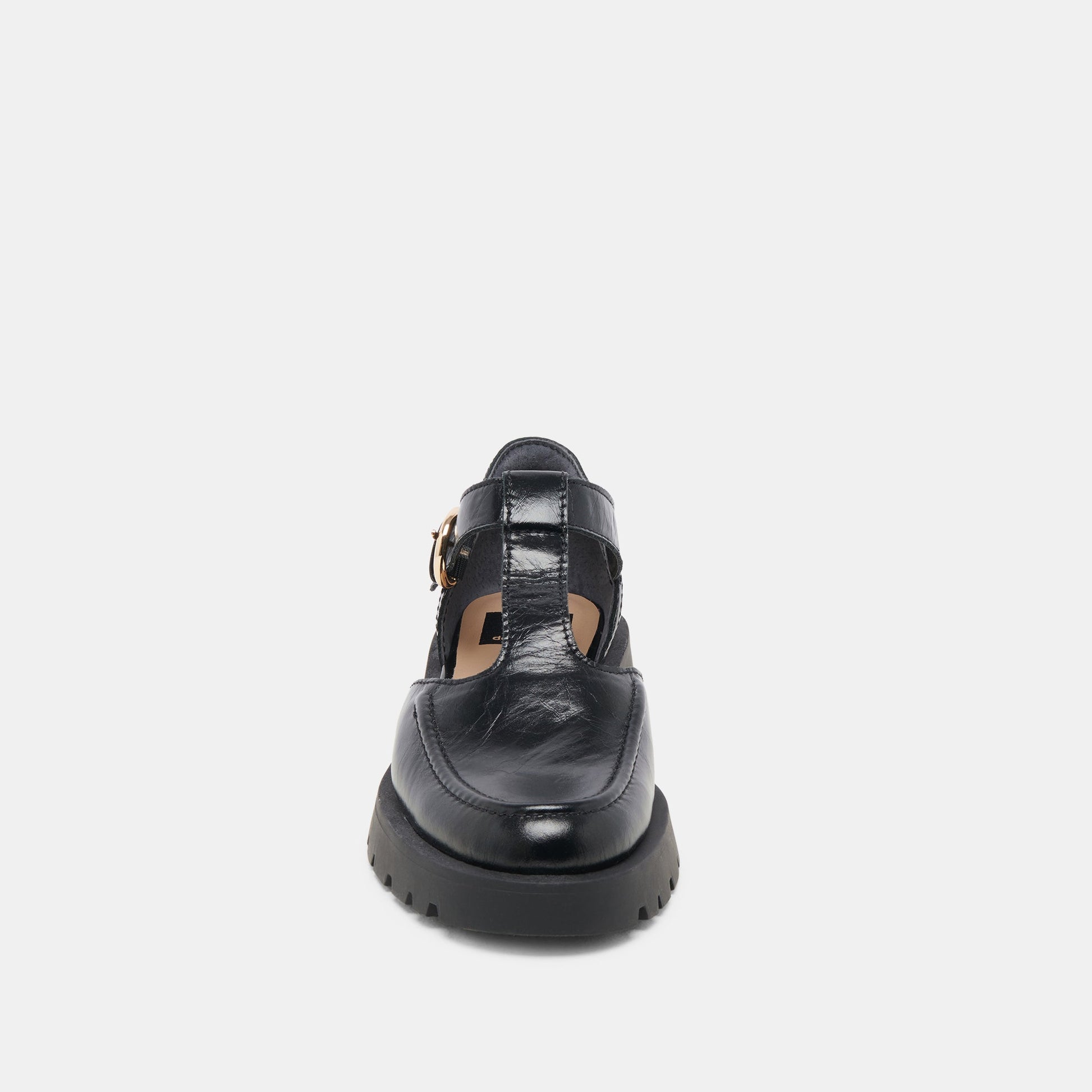 EMILIO FLATS MIDNIGHT CRINKLE PATENT LEATHER
 – Dolce Vita