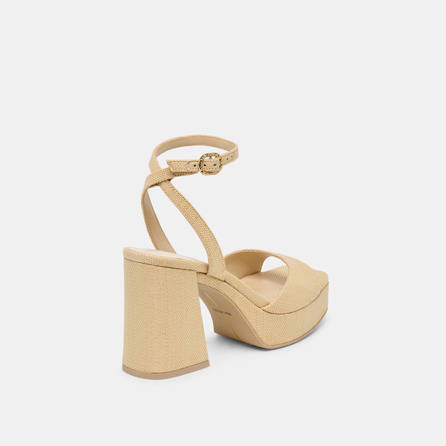Felica Natural Raffia Heels