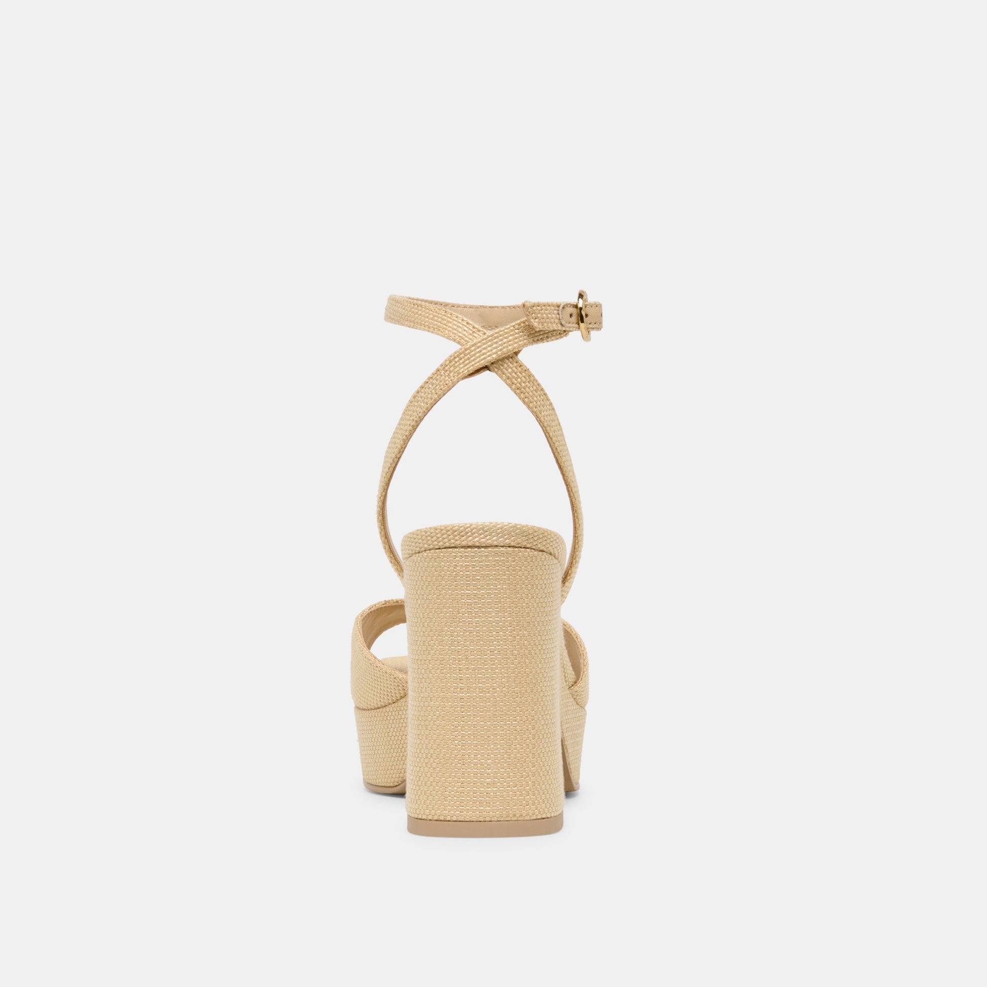Felica Natural Raffia Heels