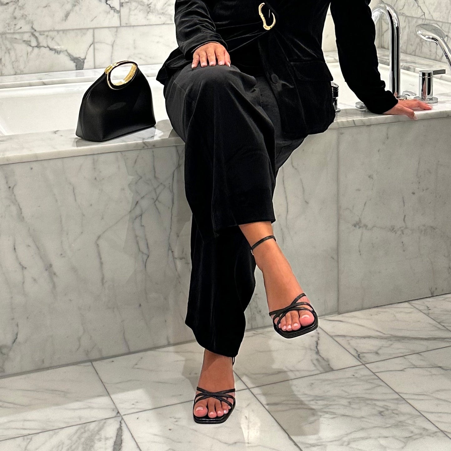 Manji Midnight Patent Leather Heels