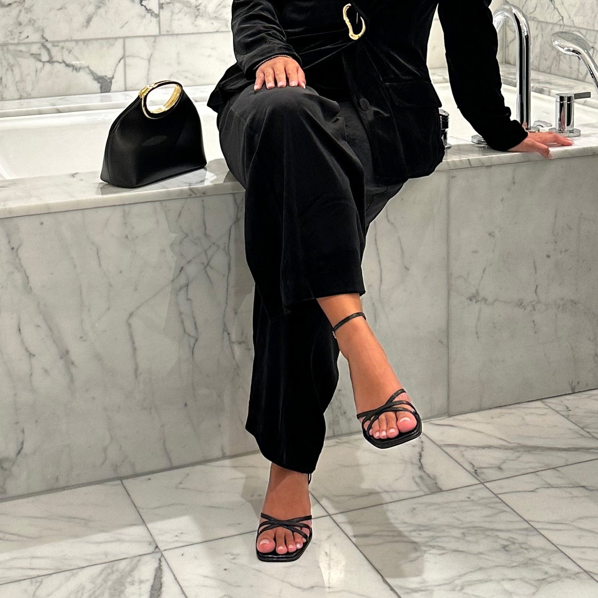 Manji Midnight Patent Leather Heels