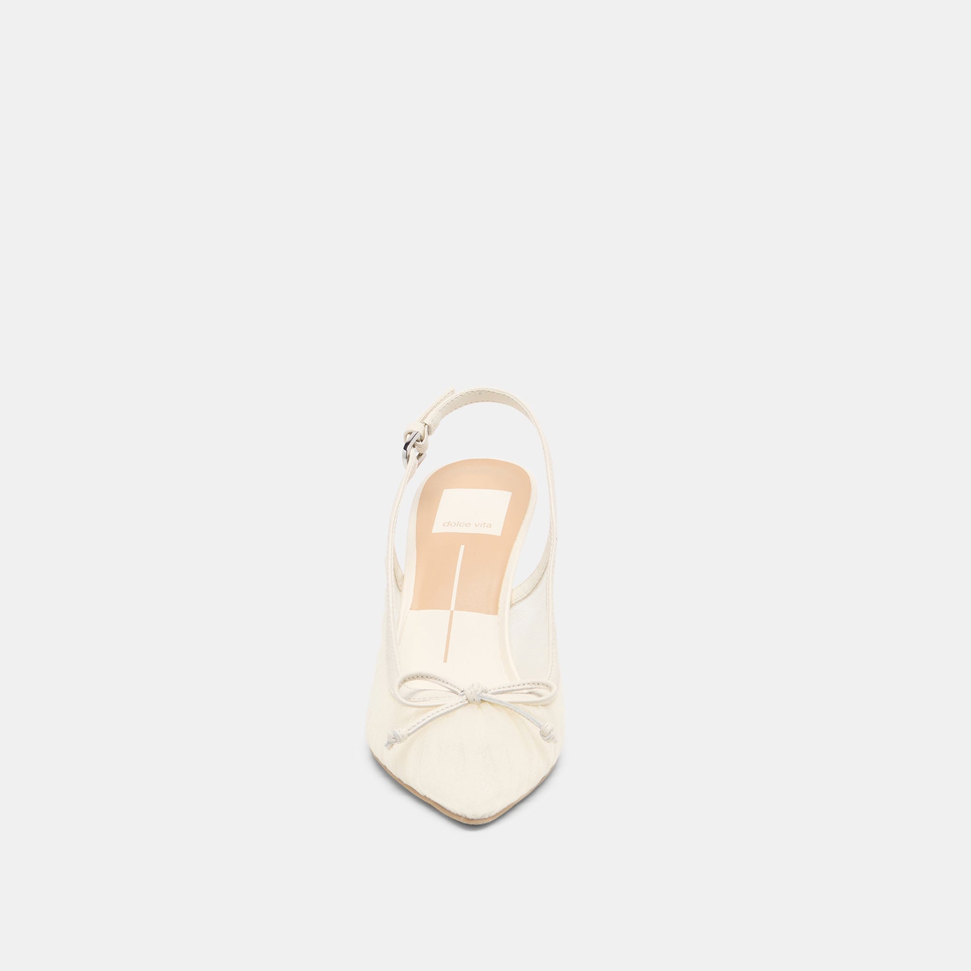 Yela White Tulle Heels