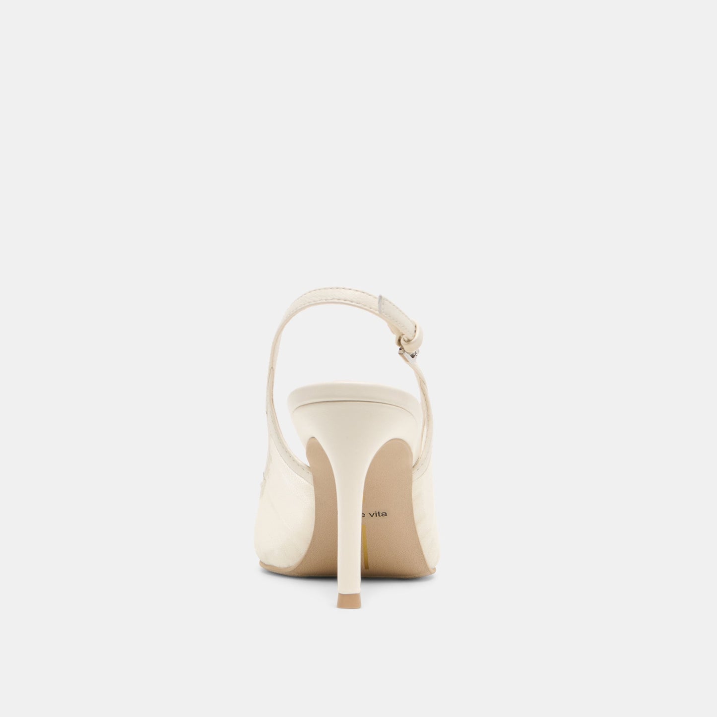 Yela White Tulle Heels