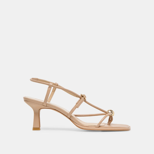 Mylee Light Tan Leather Heels