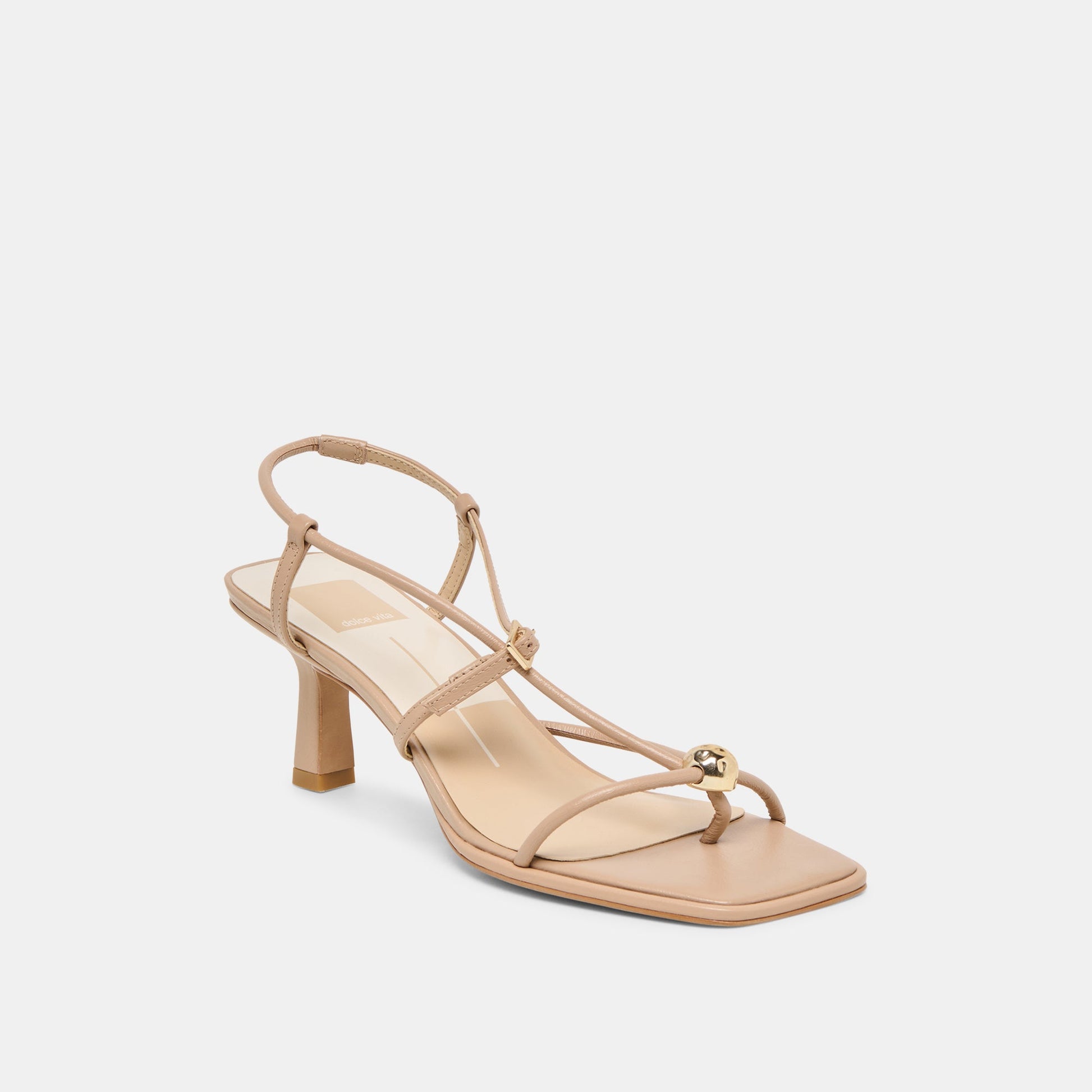 Mylee Light Tan Leather Heels