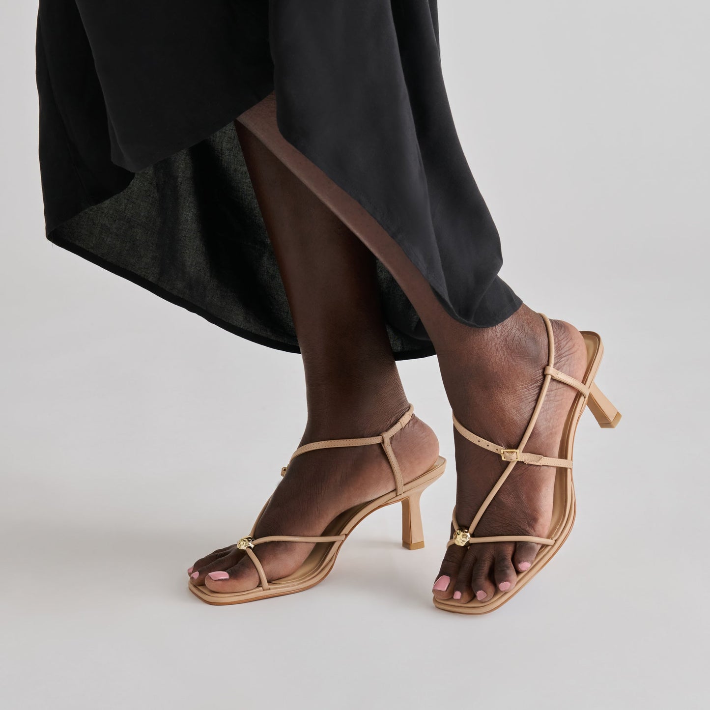 Mylee Light Tan Leather Heels